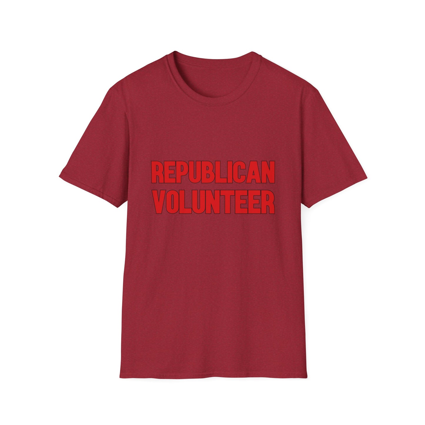 Republican Volunteer Unisex Tshirt (Red Logo) - Sweet Baby Jeez Teez
