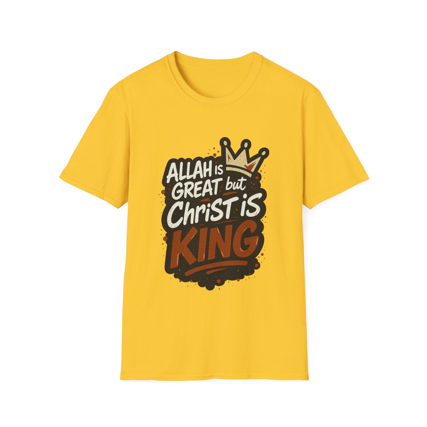 Christ is King Unisex Softstyle Tshirt (Great 2 Logo)