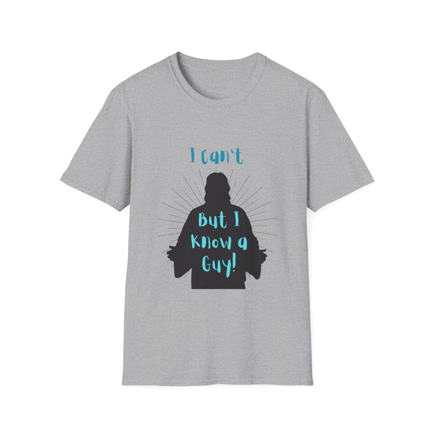 I Know a Guy Men's Tshirt (Black Logo) - Sweet Baby Jeez Teez