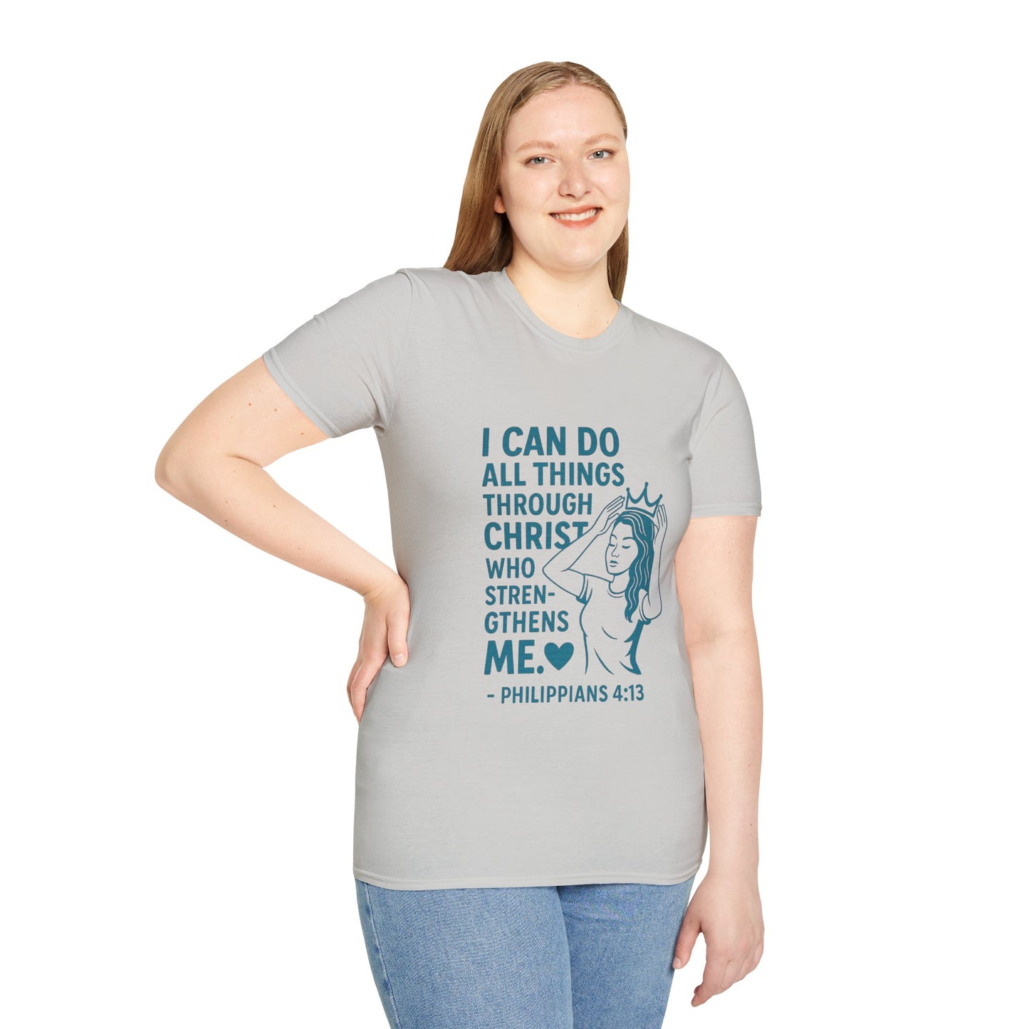 "I Can Do" Bible Verse Women's Relaxed T-Shirt