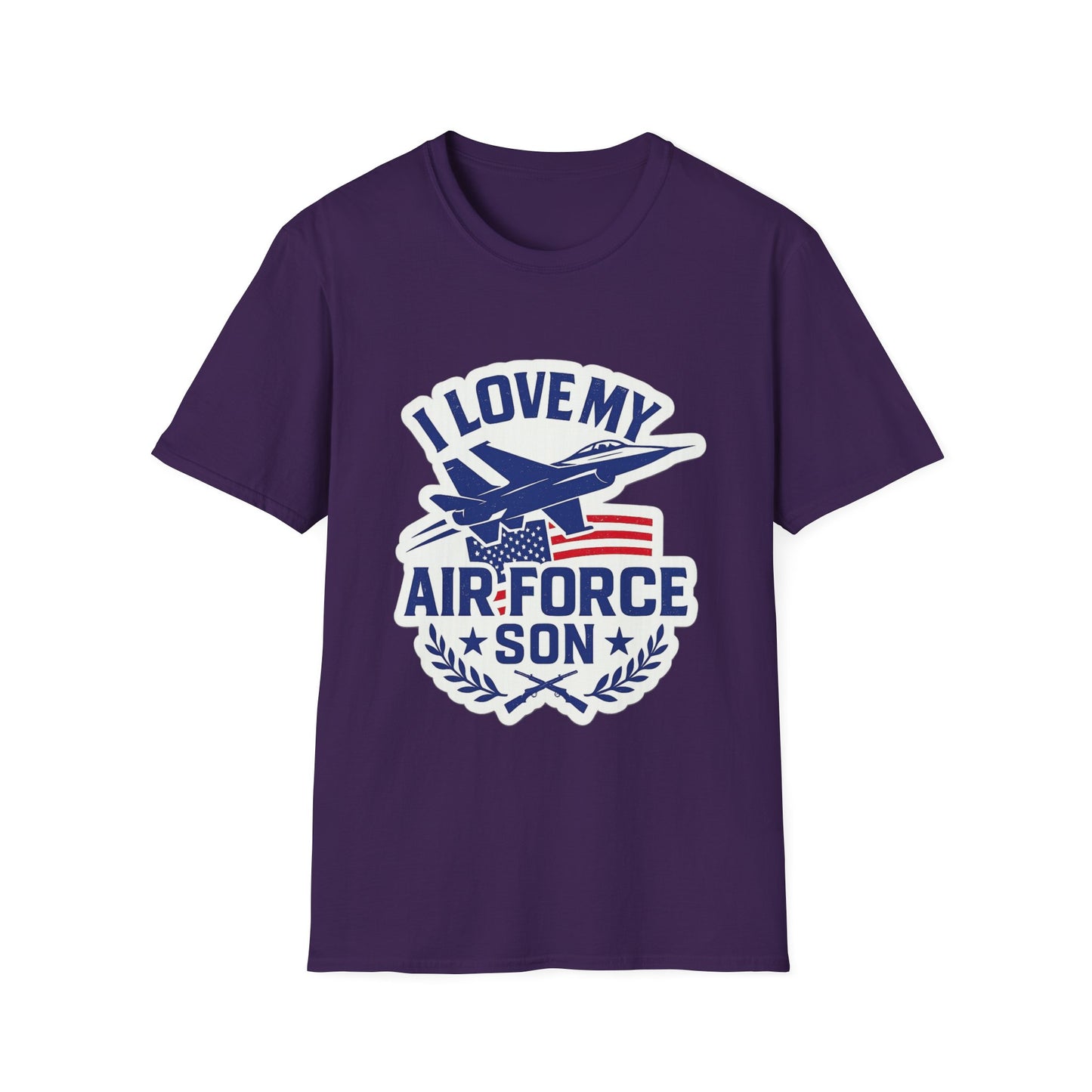 "I Love My Air Force Son" Military Patriotic Softstyle T-Shirt