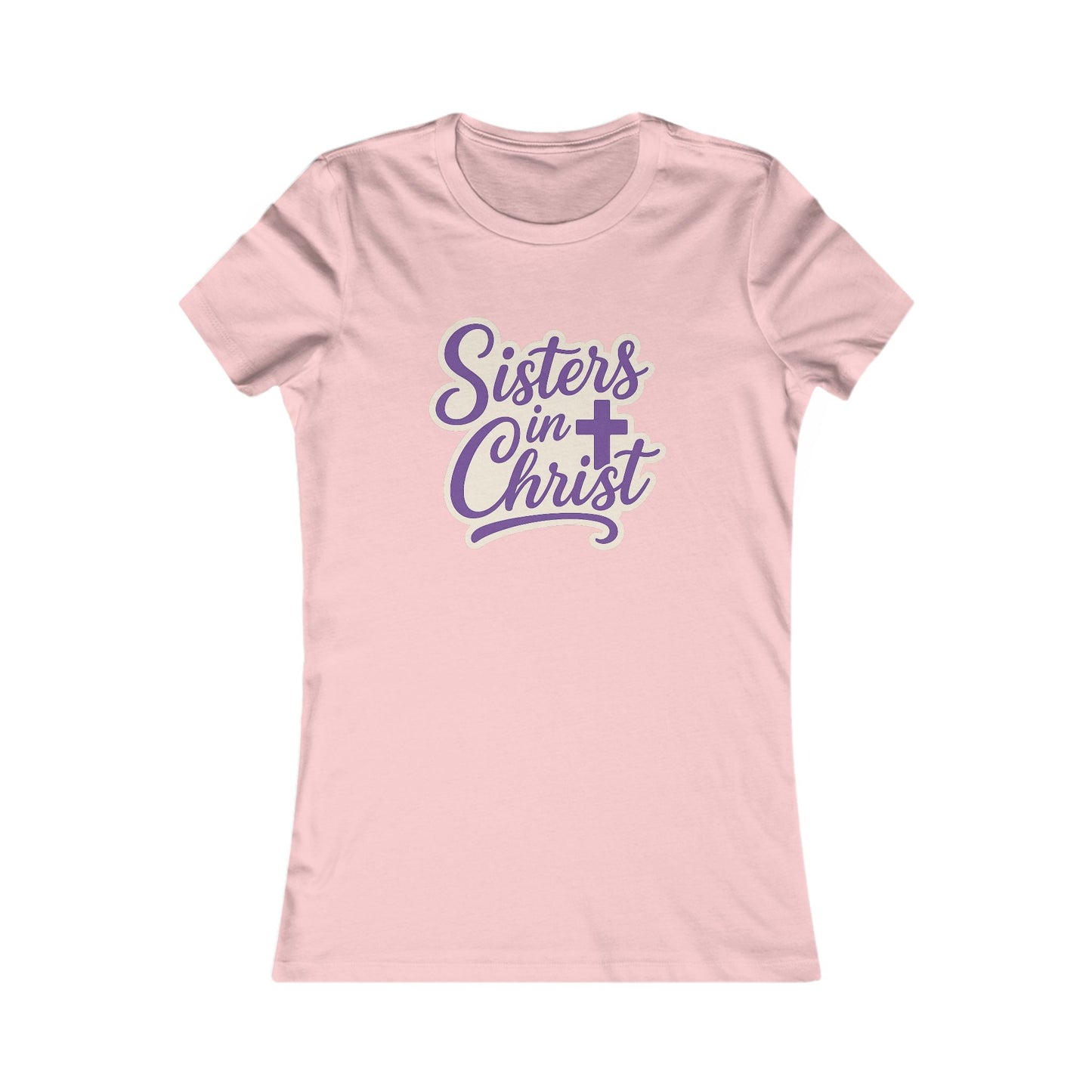 Sisters in Christ Christian Women's Inspirational Fitted Tshirt
