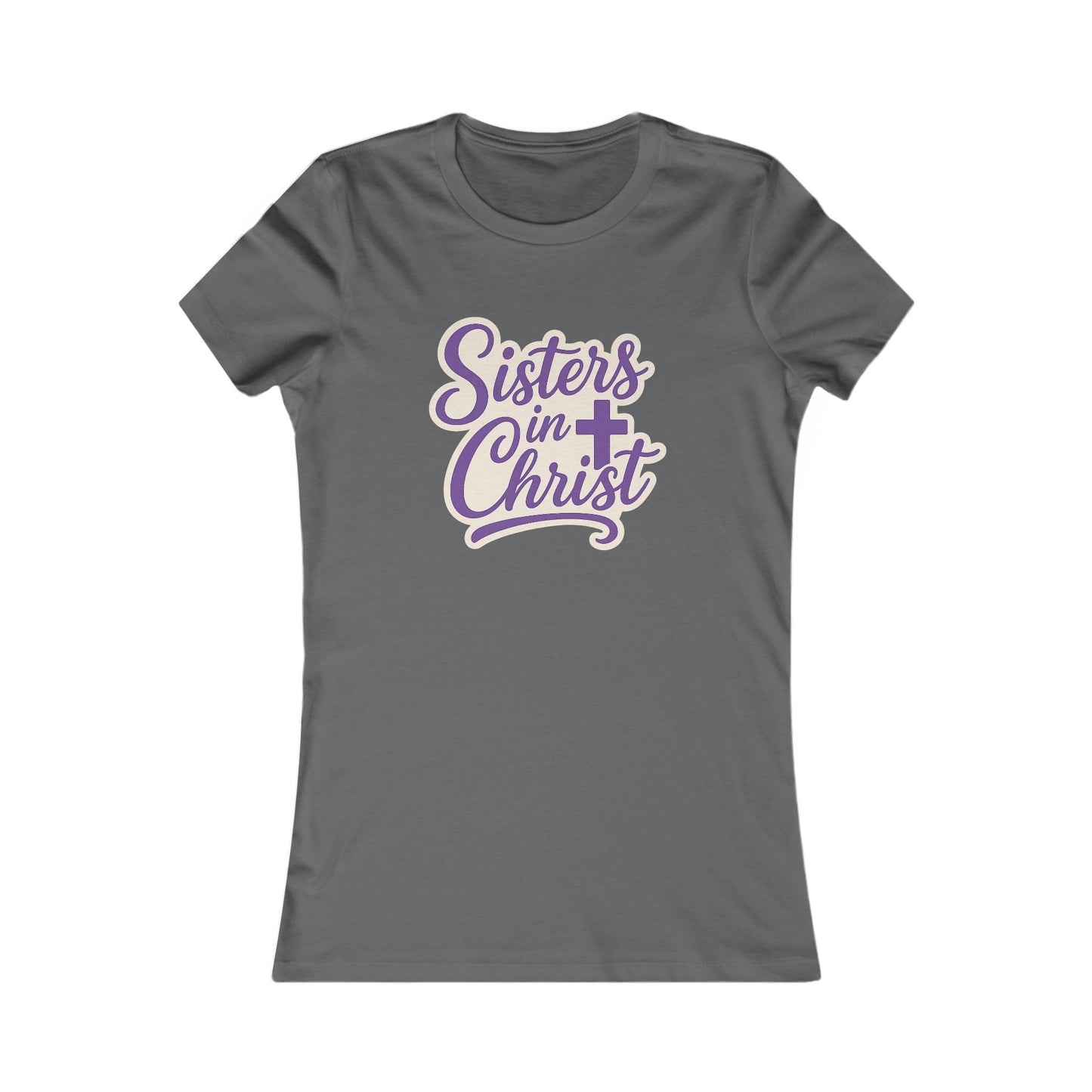 Sisters in Christ Christian Women's Inspirational Fitted Tshirt