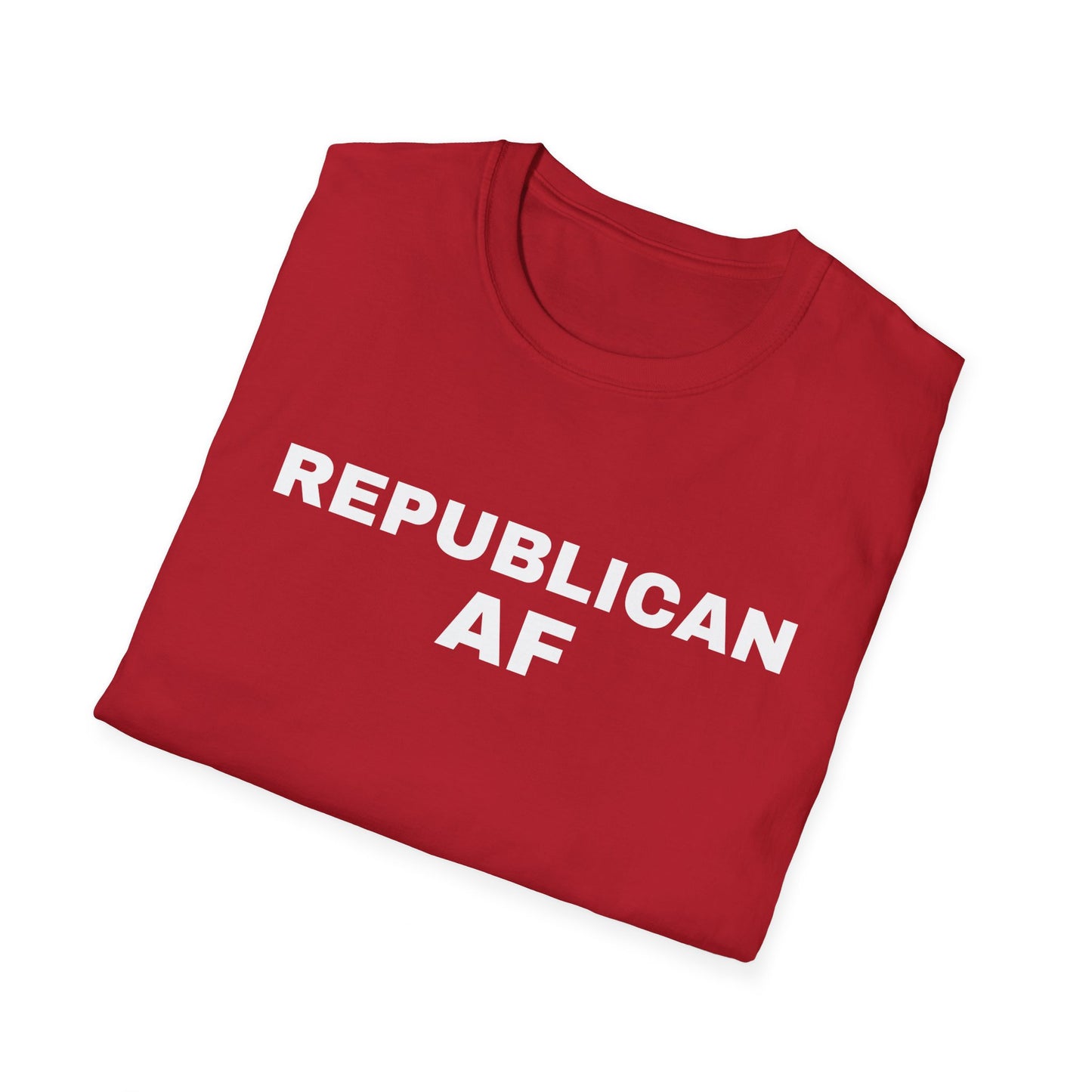 Republican AF Men's Tshirt (White Logo) - Sweet Baby Jeez Teez