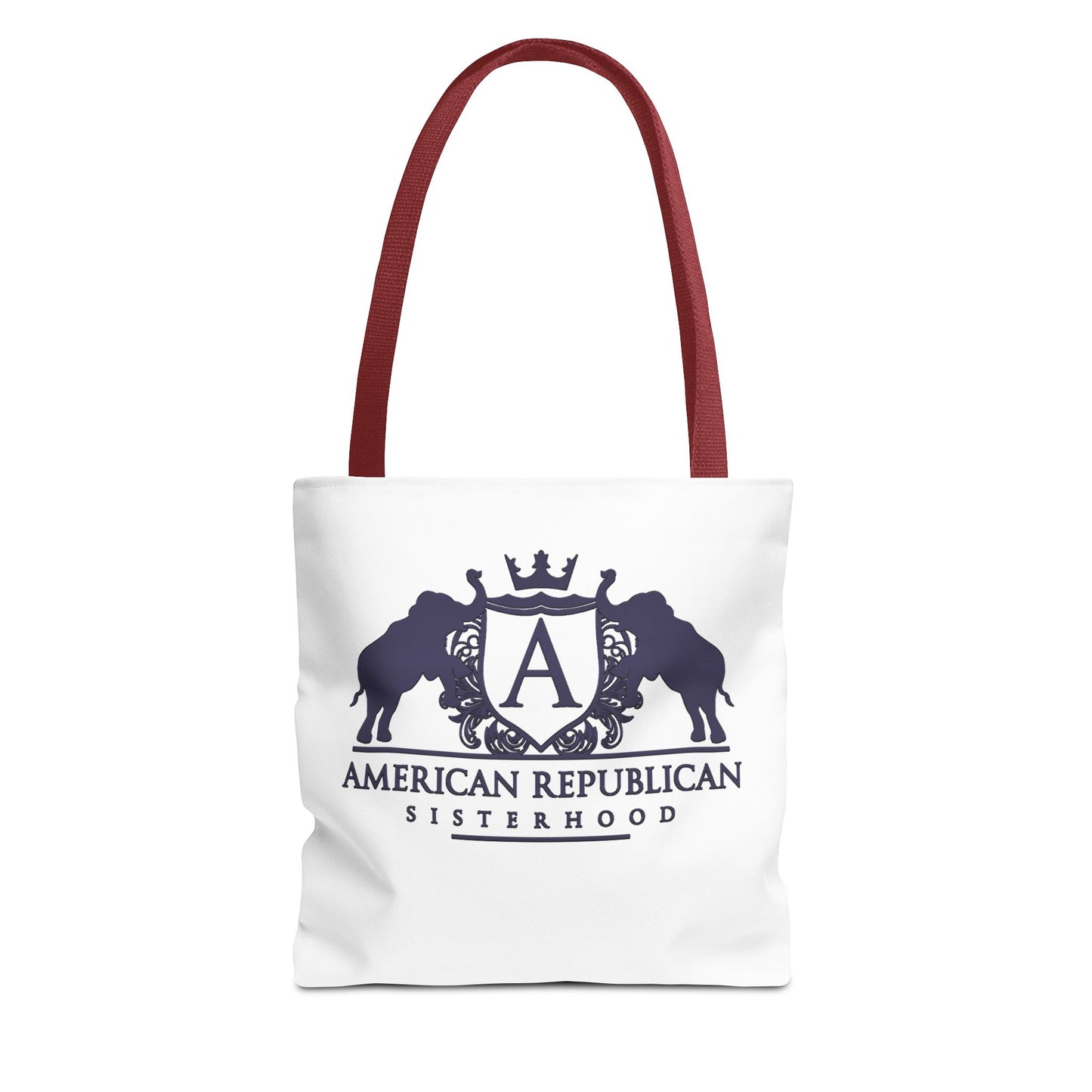 ARS Black Plum Logo Tote Bag (AOP)