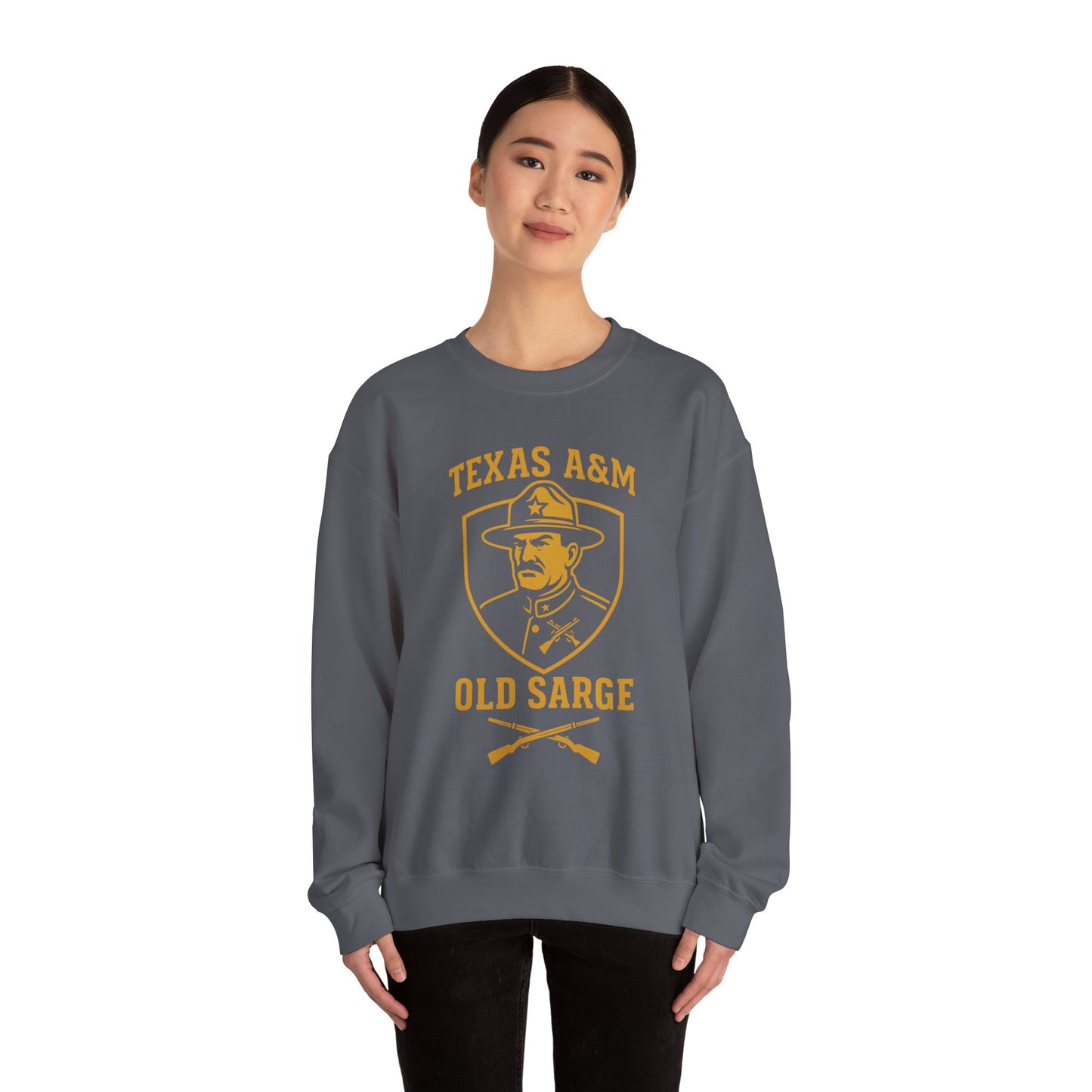 Vintage Texas A&M Old Sarge Cozy Unisex Crewneck Sweatshirt