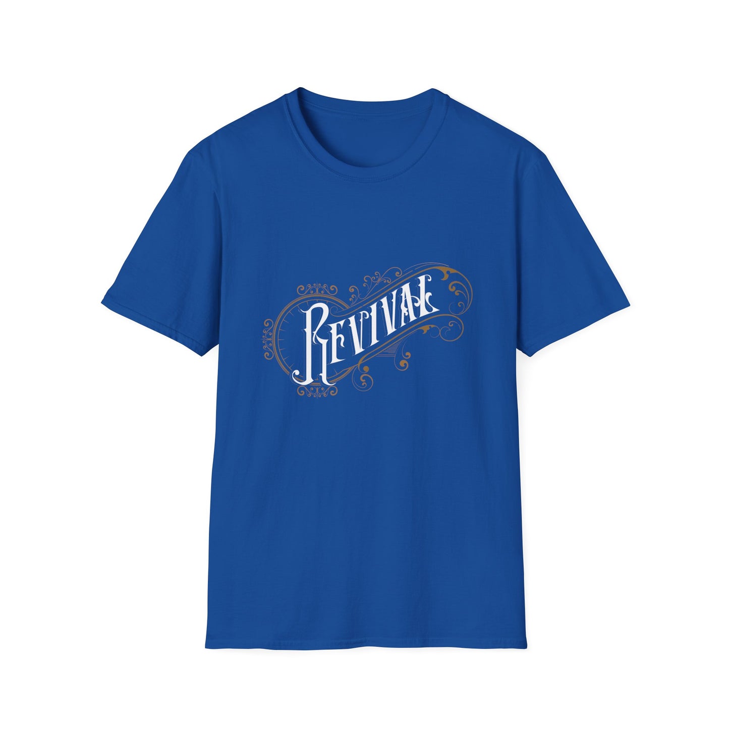 Revival Softstyle Men's Christian T-Shirt (Vintage Logo) - Sweet Baby Jeez Teez