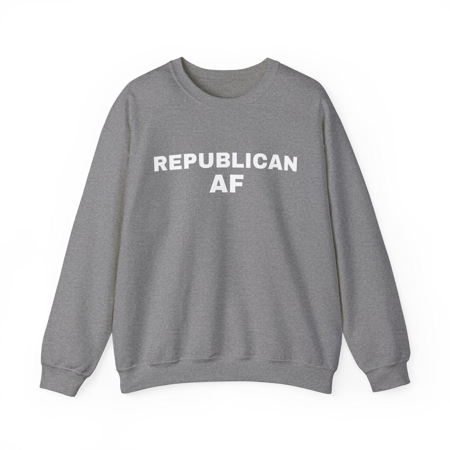Republican AF Women's Sweatshirt (White Logo) - Sweet Baby Jeez Teez
