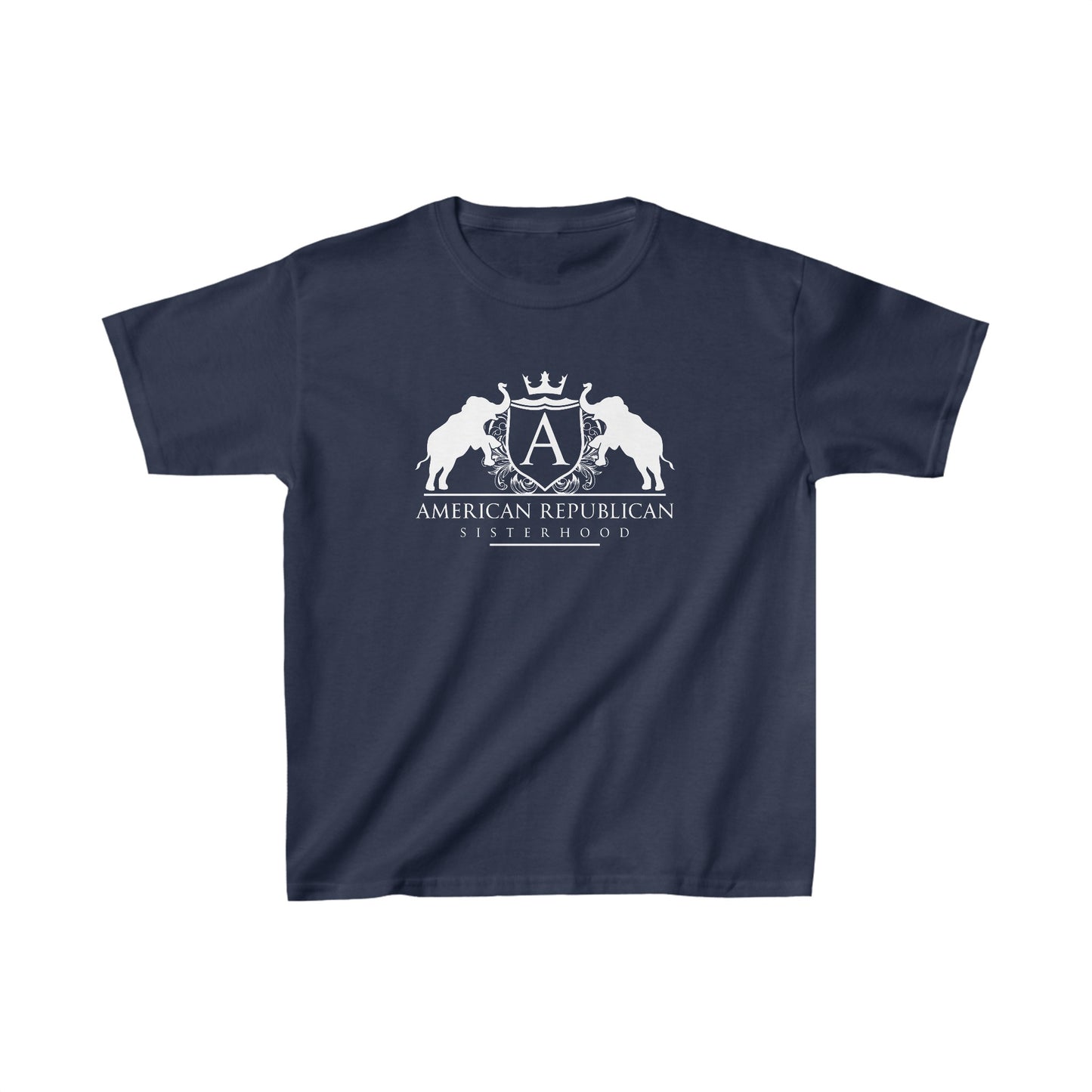ARS Logo Girl's T-shirt | White Logo ARS T-Shirt |Sweet Baby Jeez Teez