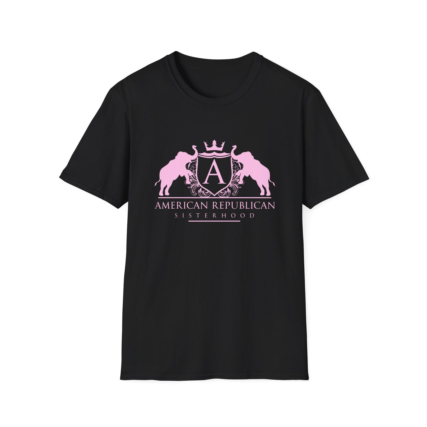 ARS Logo Women's Relaxed/Plus Tshirt (ARS - Baby Pink Logo)