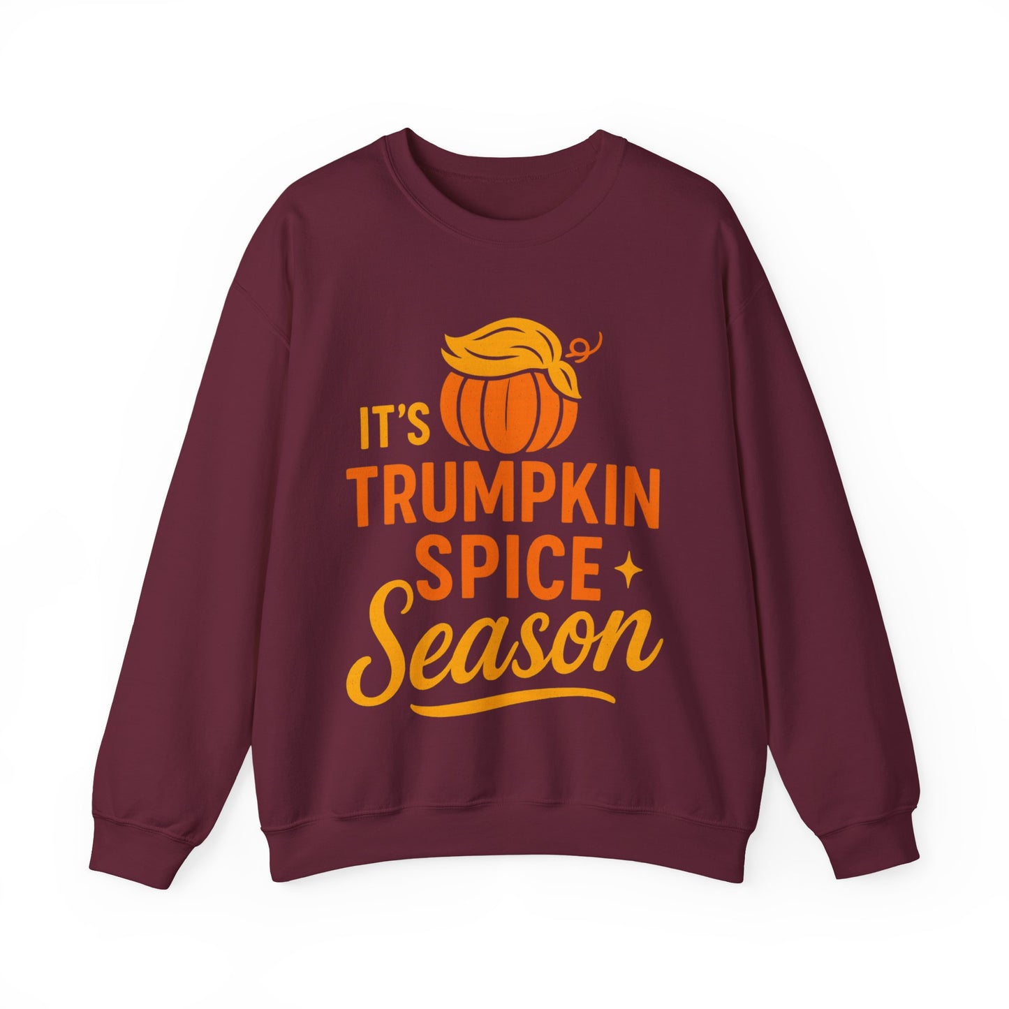 TRUMP-kin Spice Unisex Cozy Sweatshirt (Pumpkin Logo)