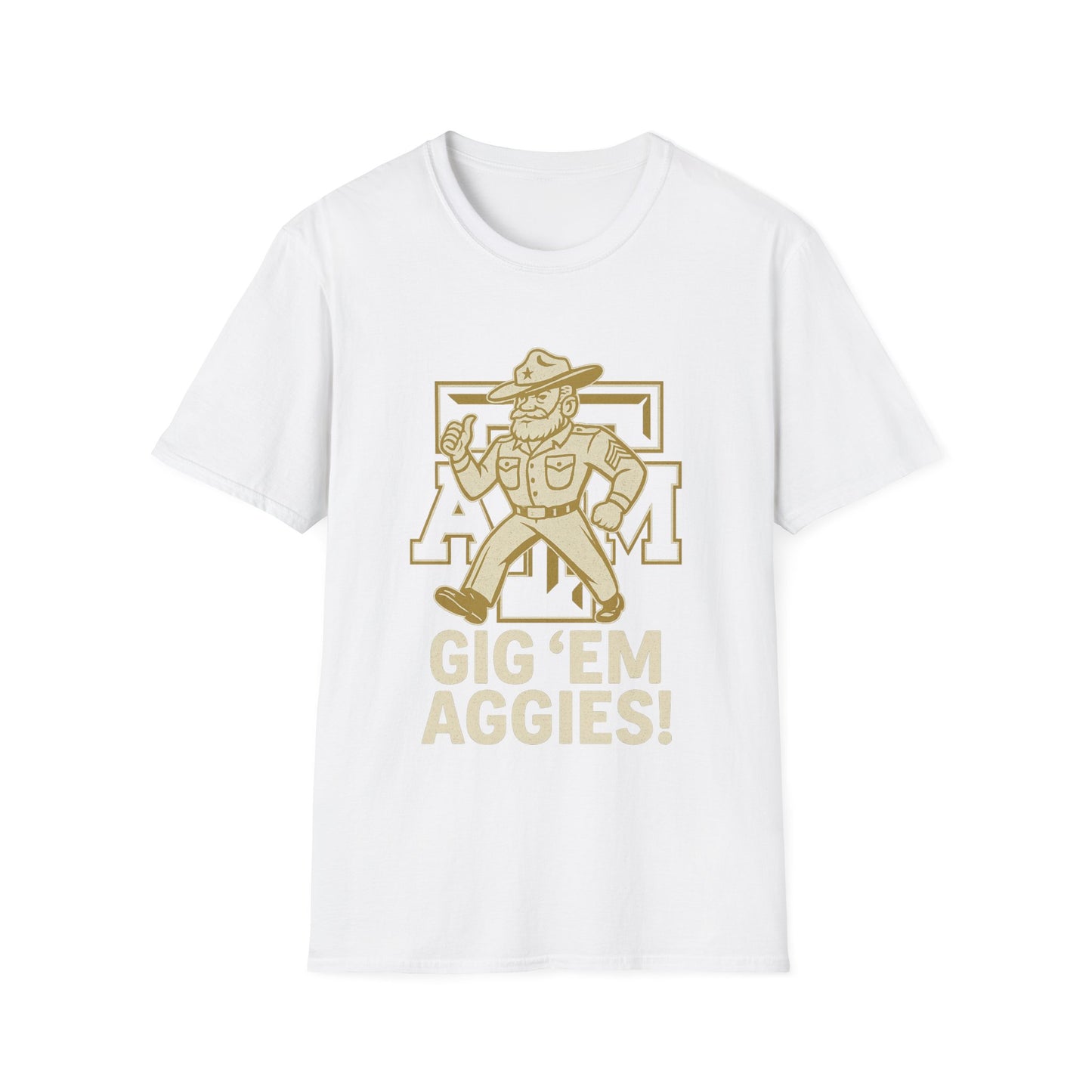 Gig 'Em Aggies Texas A&M Unisex Softstyle T-Shirt - Sweet Baby Jeez Teez