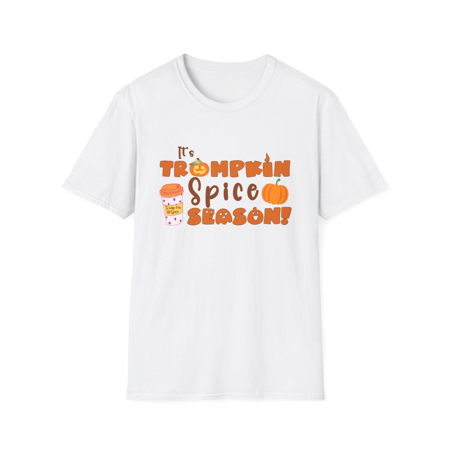 TRUMPkin Spice Ladies T-shirt (Fall Logo) - Sweet Baby Jeez Teez