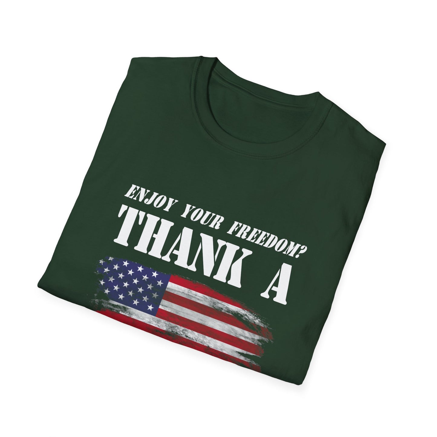 Enjoy Your Freedom Women's Relaxed/Plus Tshirt (MM Flag Logo) - Sweet Baby Jeez Teez