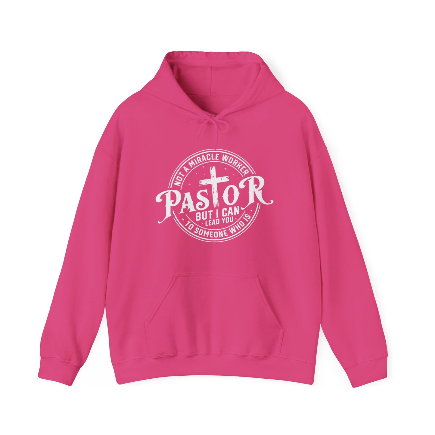 Pastor Women's Relaxed Hooded Sweatshirt (White Logo) - Sweet Baby Jeez Teez