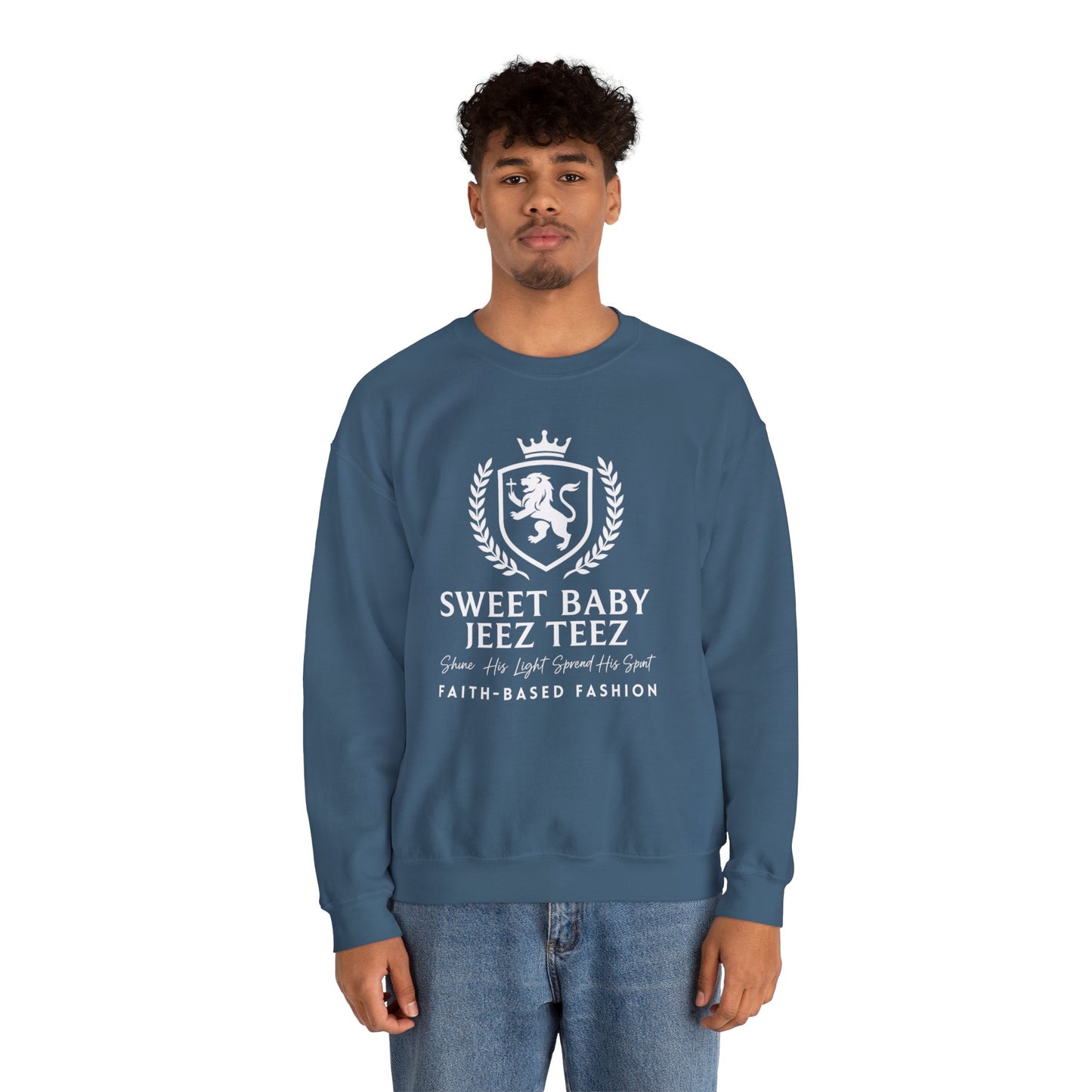 Sweet Baby Jeez Teez Faith-Based Fashion Sweatshirt