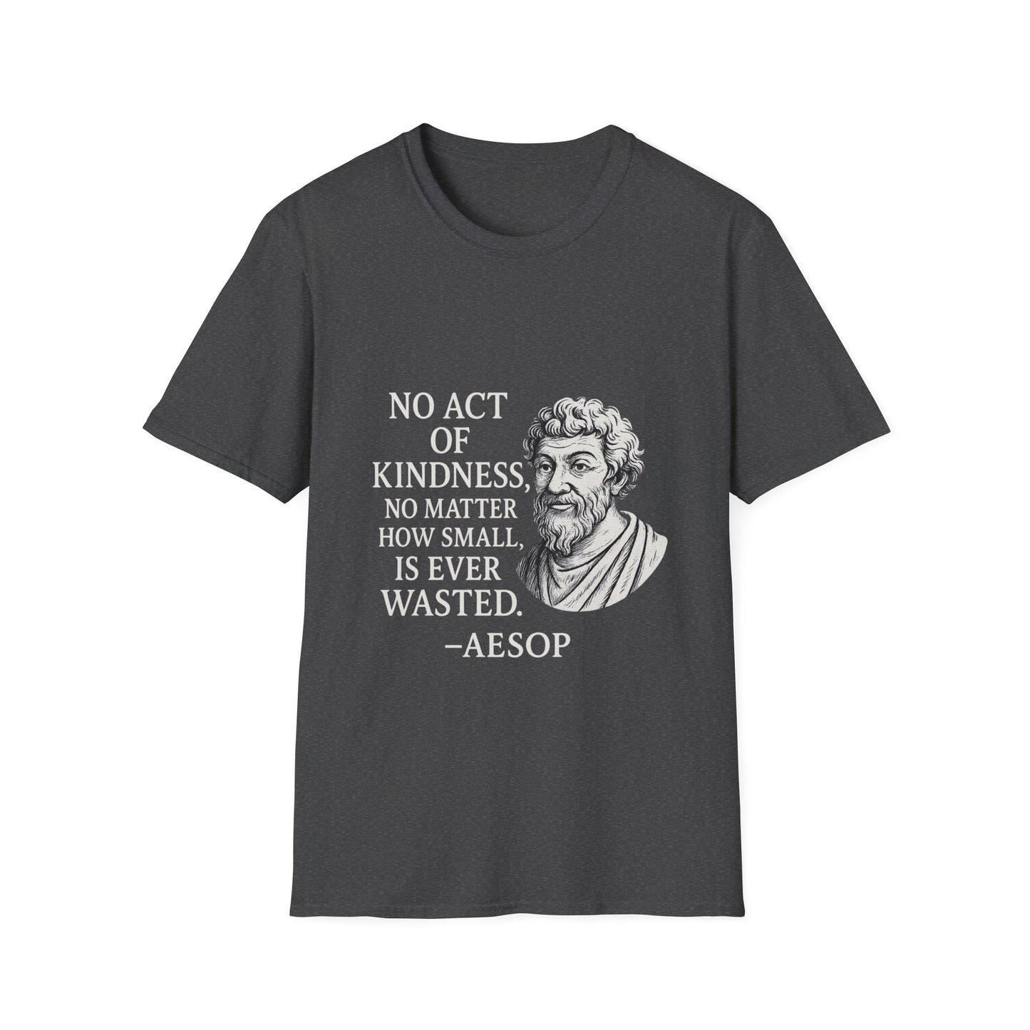"Act of Kindness" Aesop Unisex Softstyle T-Shirt (IM Logo)