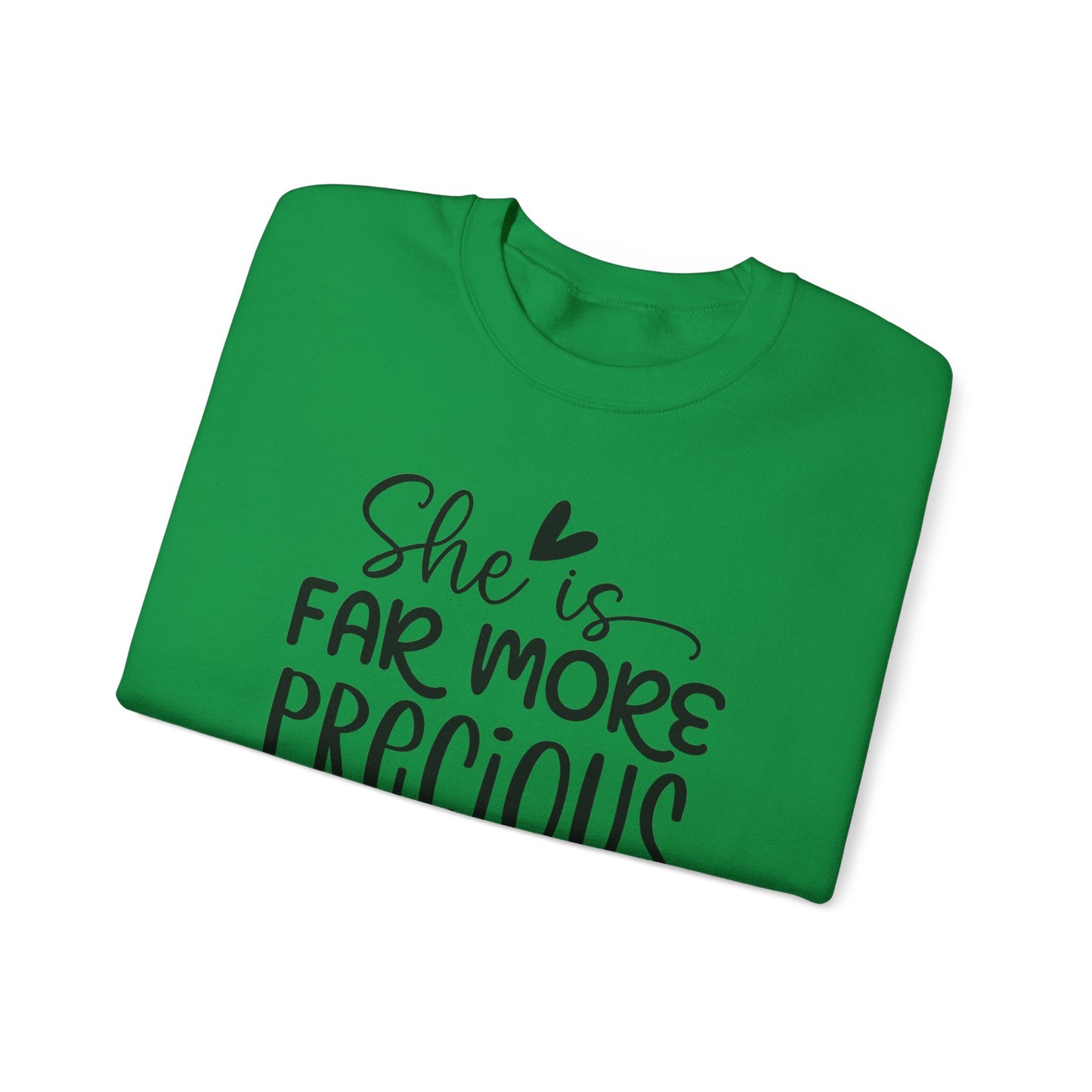 Far More Precious Women's Relaxed Sweatshirt - Sweet Baby Jeez Teez