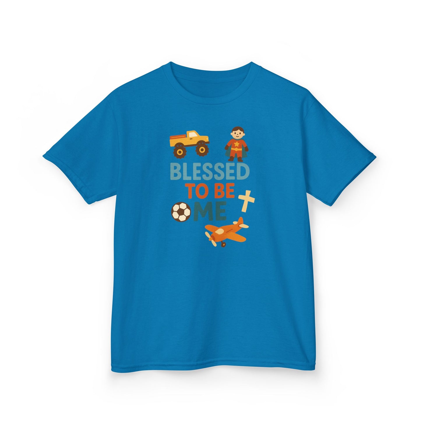 "Blessed to Be Me" Christian Boys Tshirt (Airplane Logo)