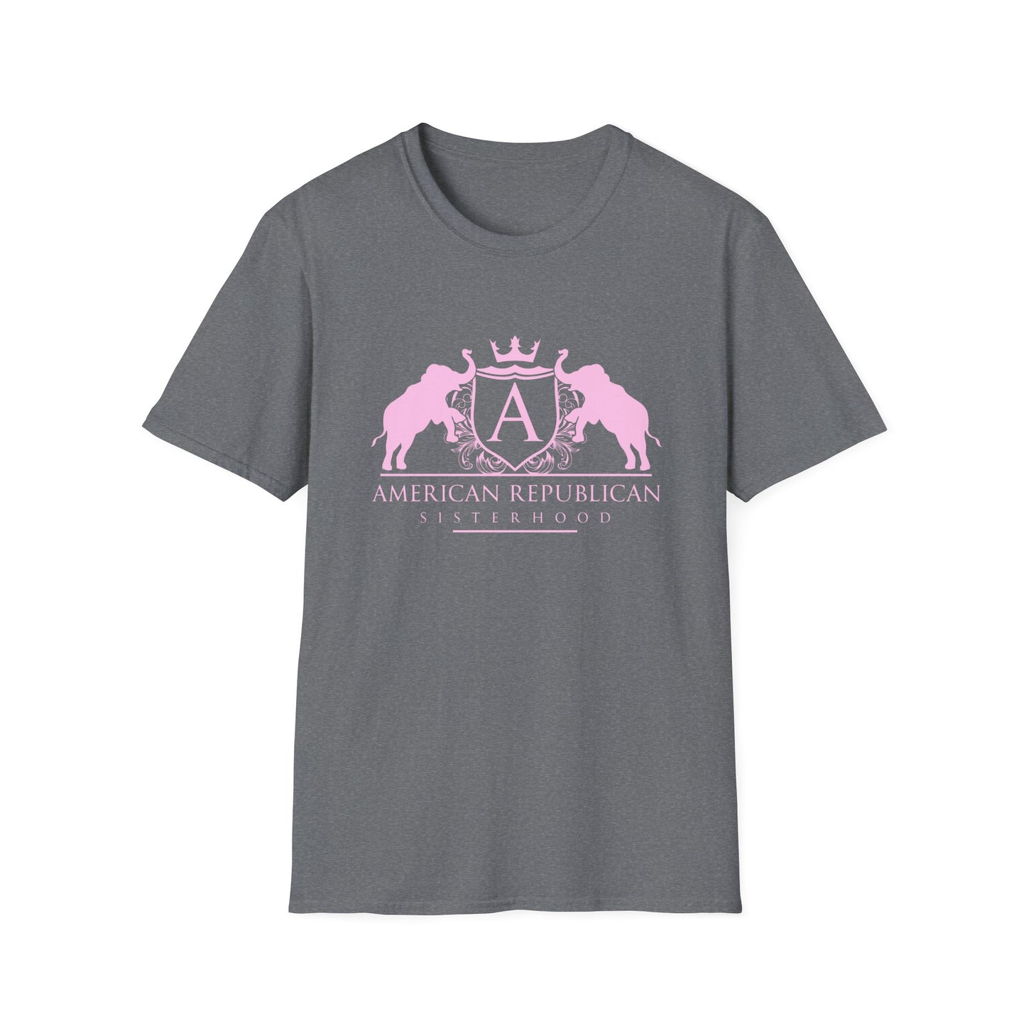ARS Logo Women's Relaxed/Plus Tshirt (ARS - Baby Pink Logo)