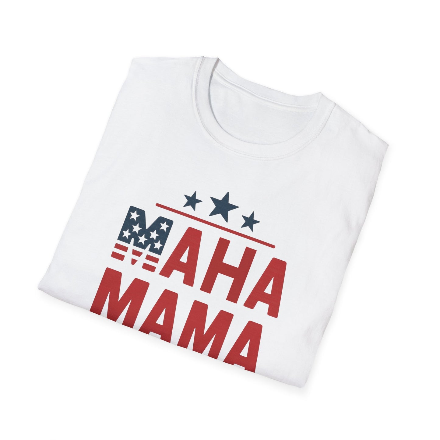 "MAHA MAMA CLUB" Women's Relaxed Tshirt (White) - Sweet Baby Jeez Teez