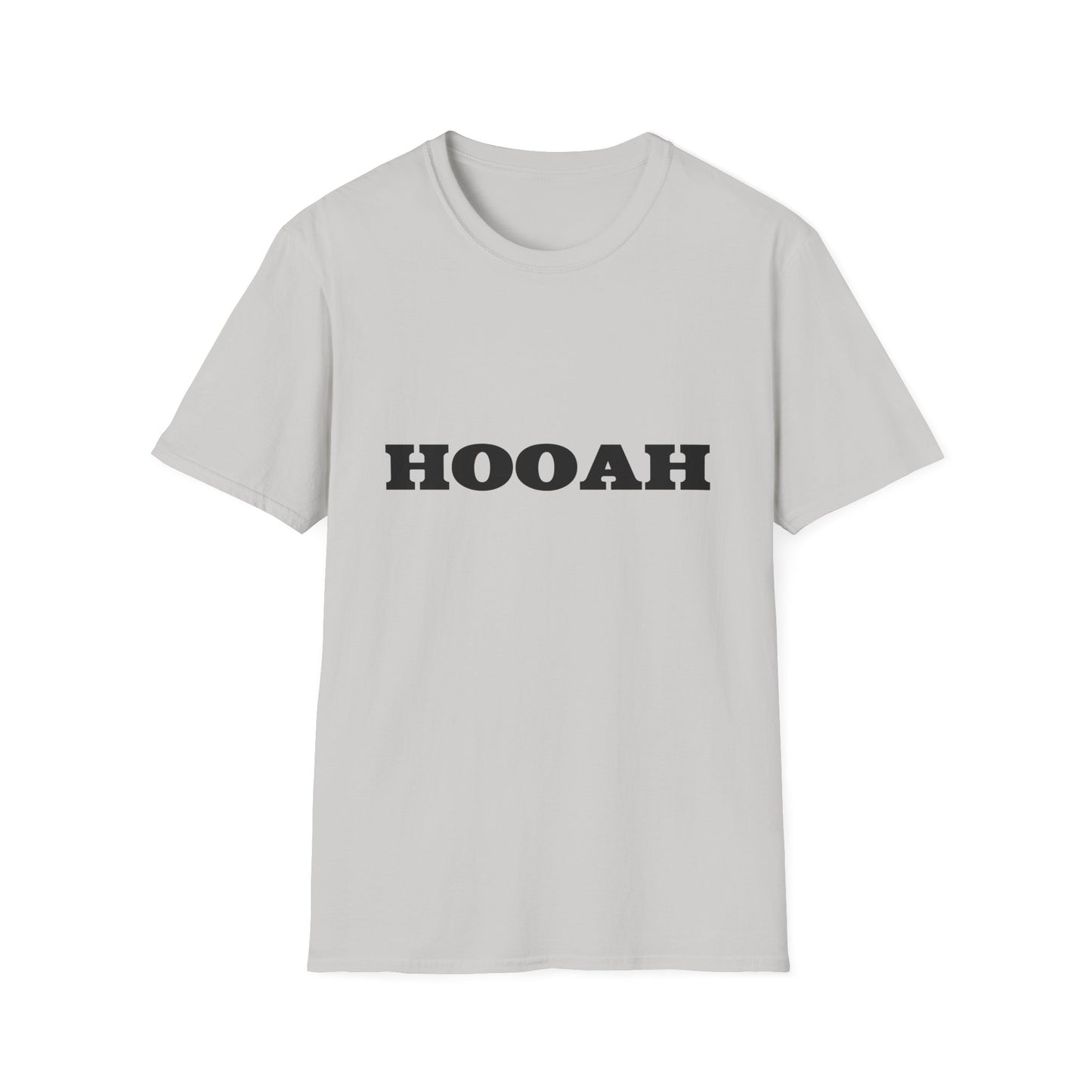 HOOAH (Army) Unisex Tshirt (MM Black Logo) - Sweet Baby Jeez Teez