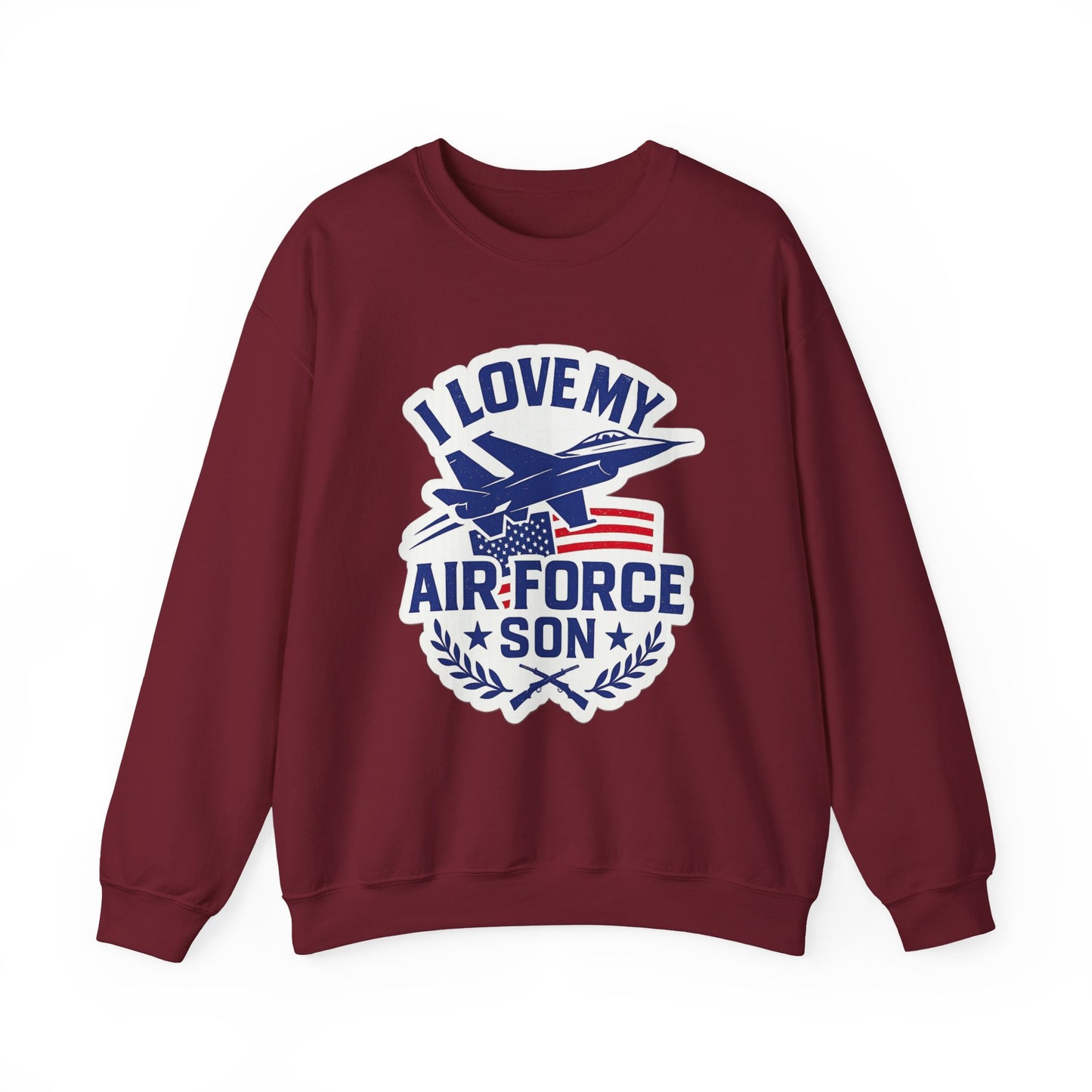 "I Love My Air Force Son" Military Patriotic Air Force Parents Sweatshirt