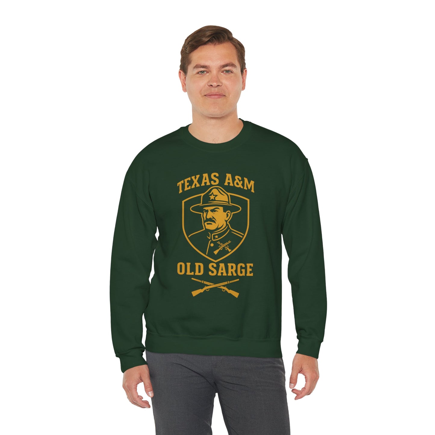 Vintage Texas A&M Old Sarge Cozy Unisex Crewneck Sweatshirt