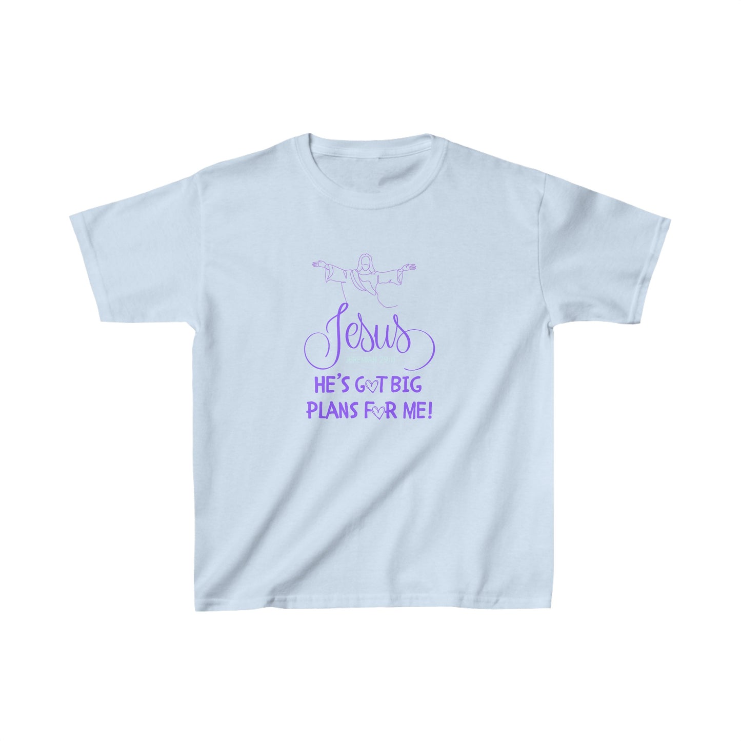 Big Plans Girls Tshirt (Purple Logo) - Sweet Baby Jeez Teez