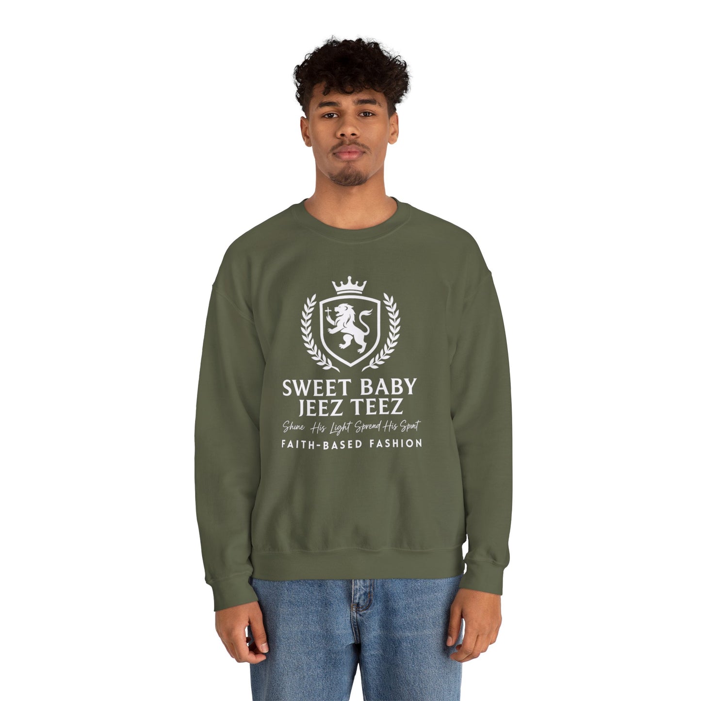 Sweet Baby Jeez Teez Faith-Based Fashion Sweatshirt