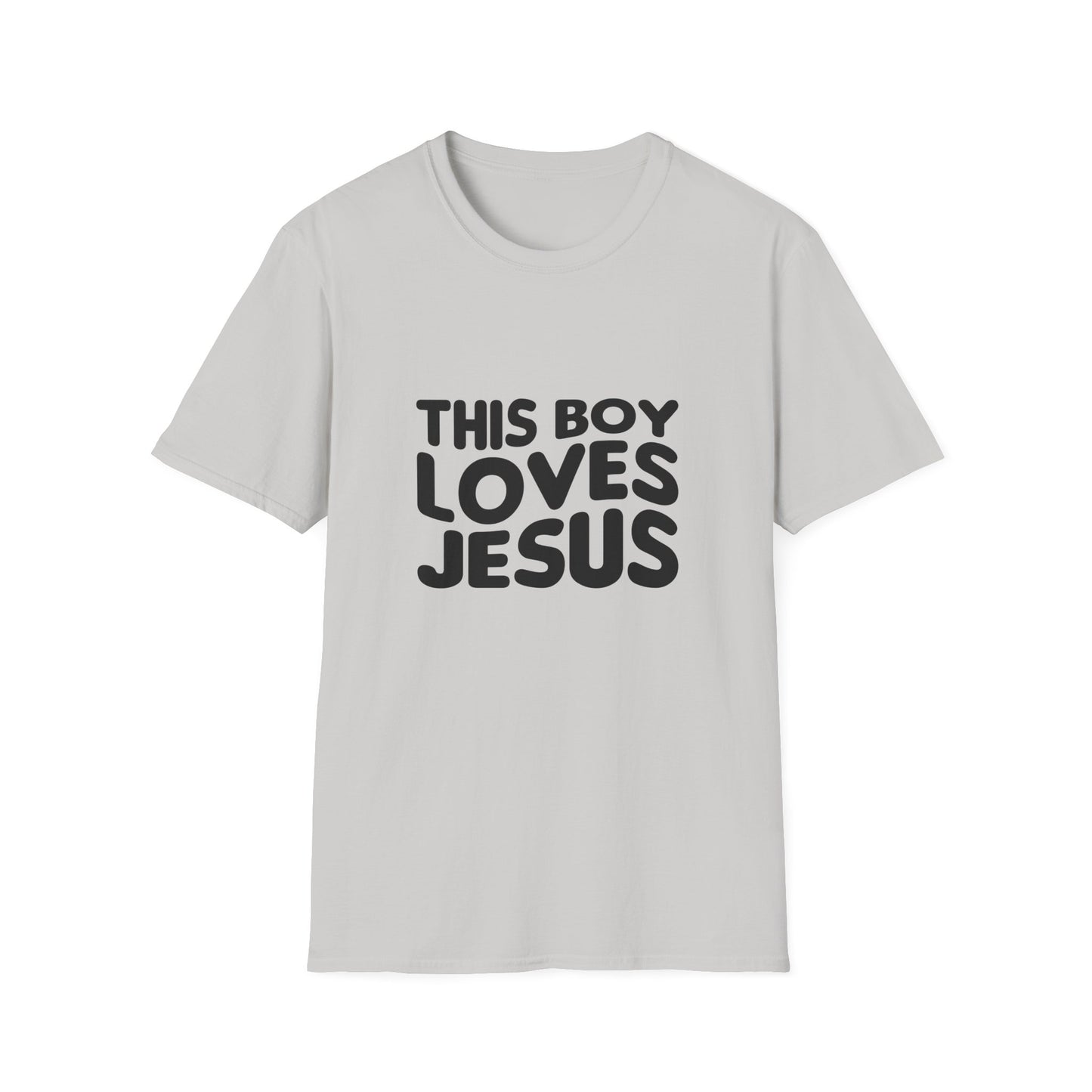 This Boy Loves Jesus Men's Tshirt - Sweet Baby Jeez Teez