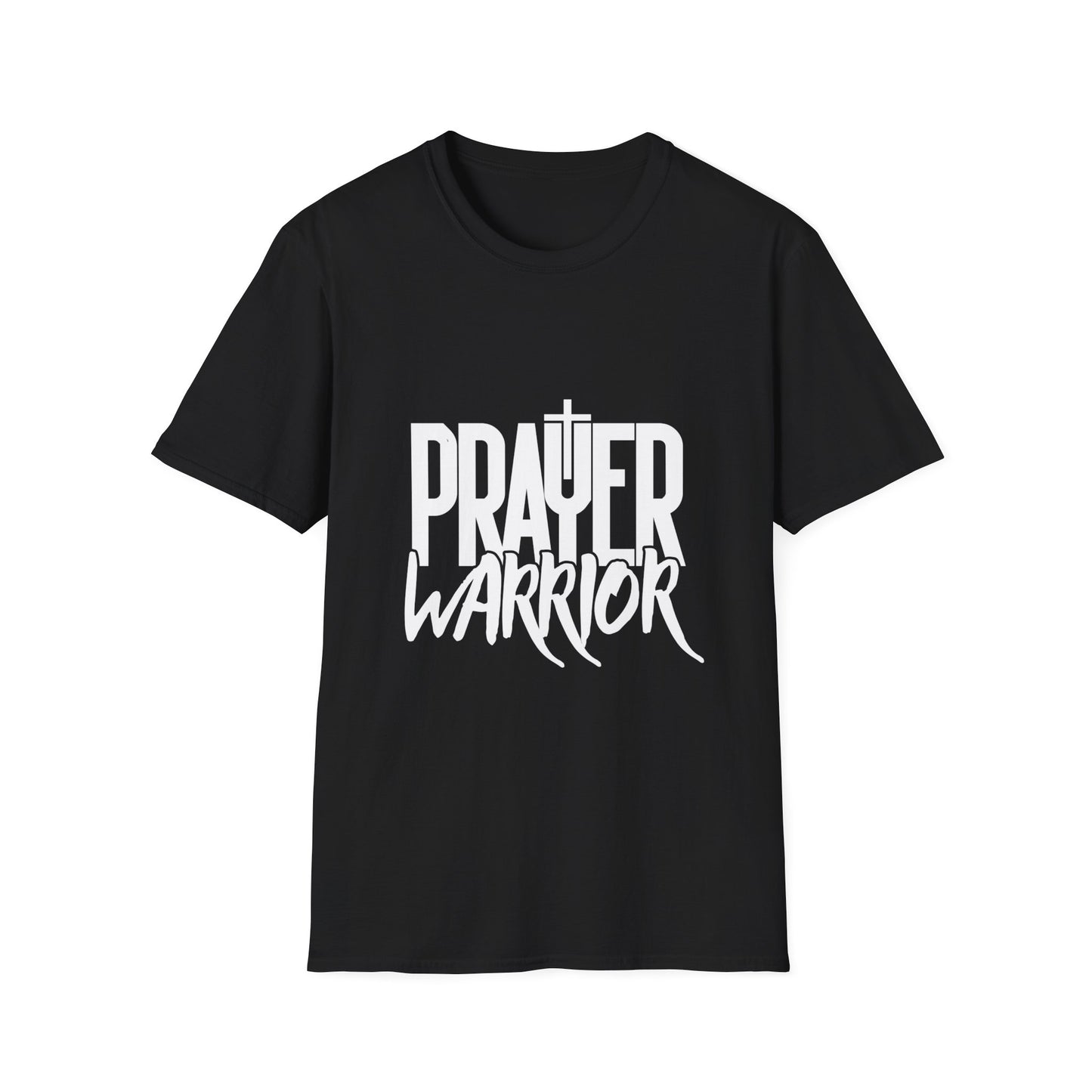 Prayer Warrior Men's Tshirt (White Logo) - Sweet Baby Jeez Teez