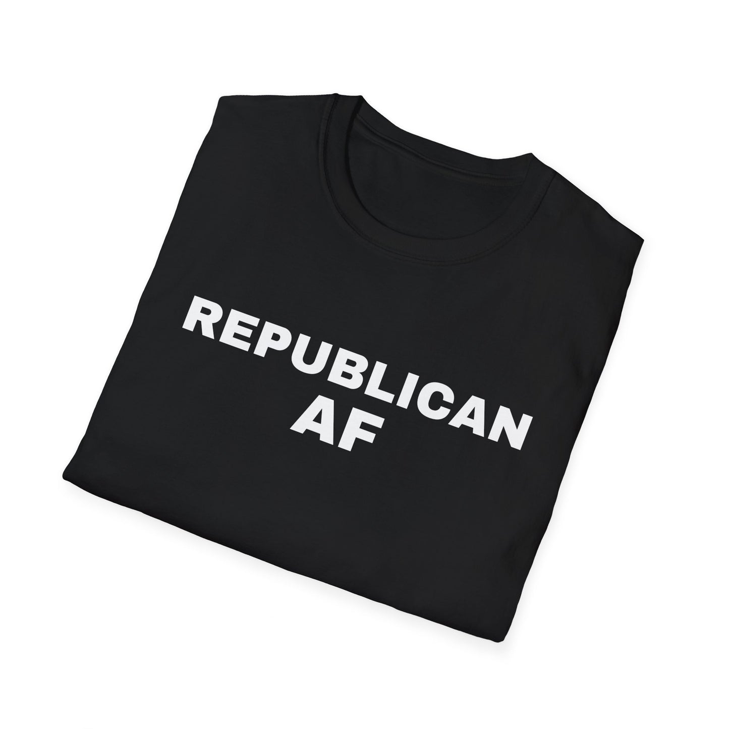 Republican AF Men's Tshirt (White Logo) - Sweet Baby Jeez Teez
