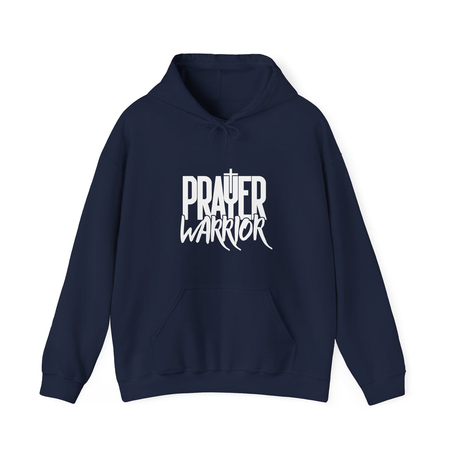 Prayer Warrior Men's Sweatshirt (White Logo) - Sweet Baby Jeez Teez