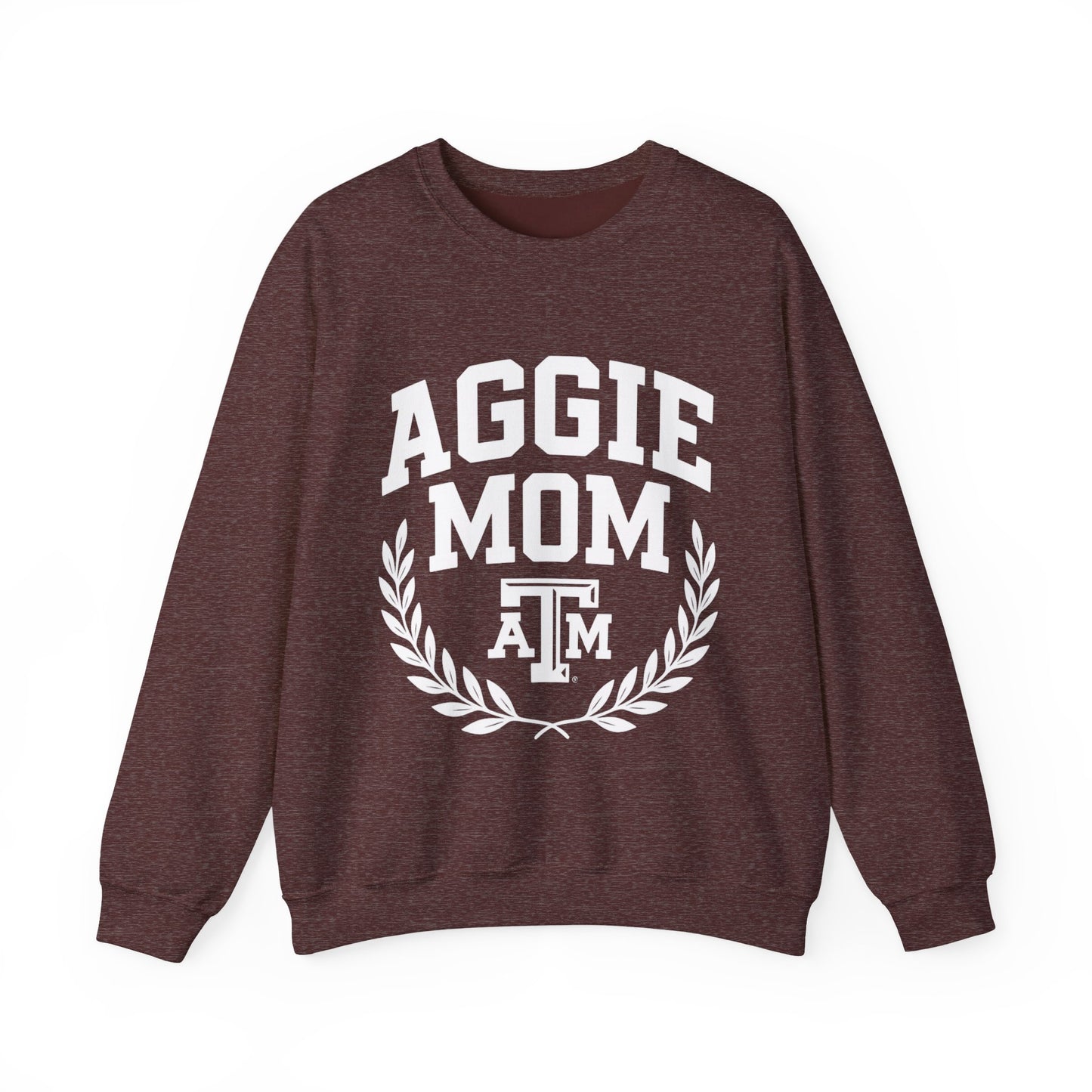 Aggie Mom Texas A&M Cozy Women's Crewneck Sweatshirt - Sweet Baby Jeez Teez