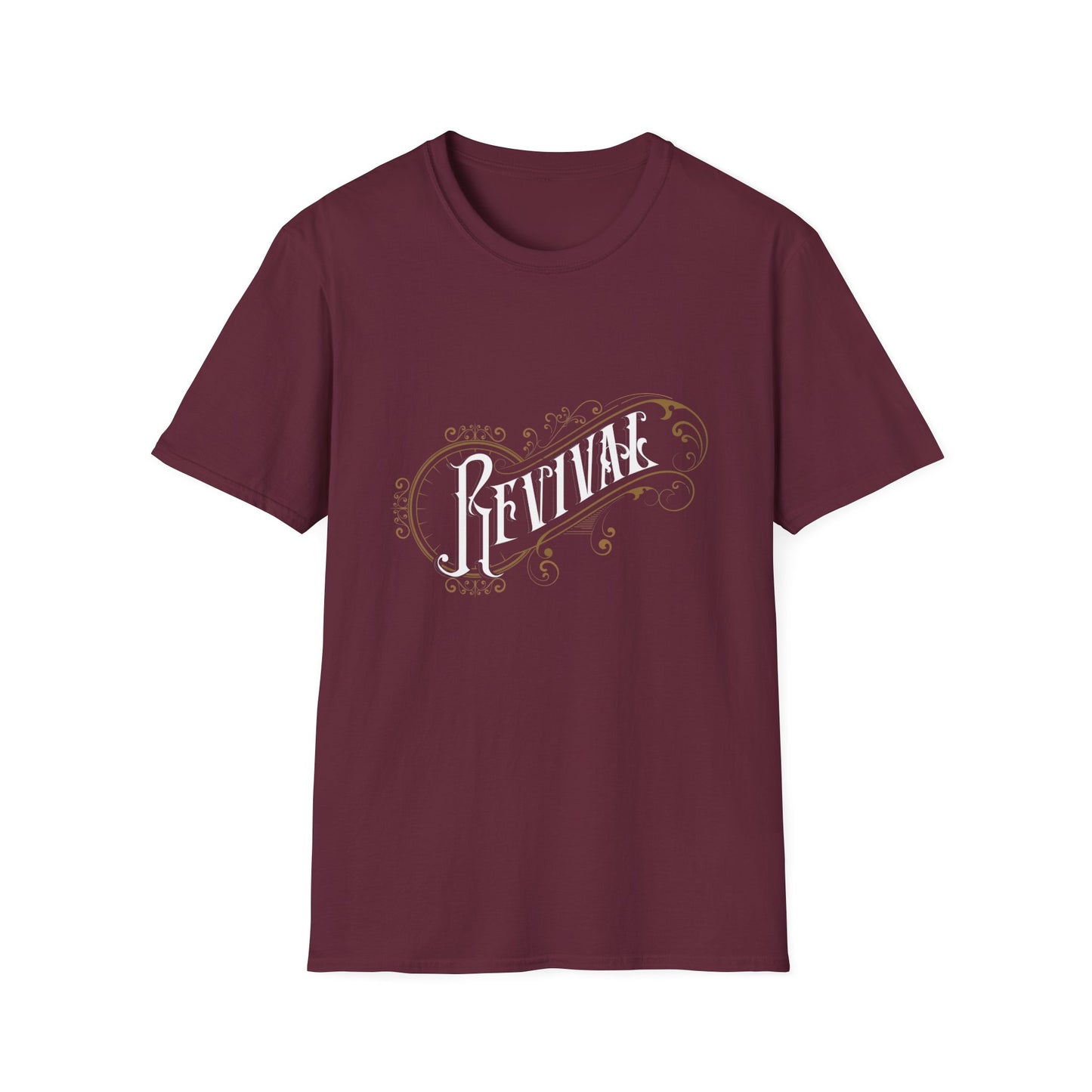 Revival Softstyle Men's Christian T-Shirt (Vintage Logo) - Sweet Baby Jeez Teez