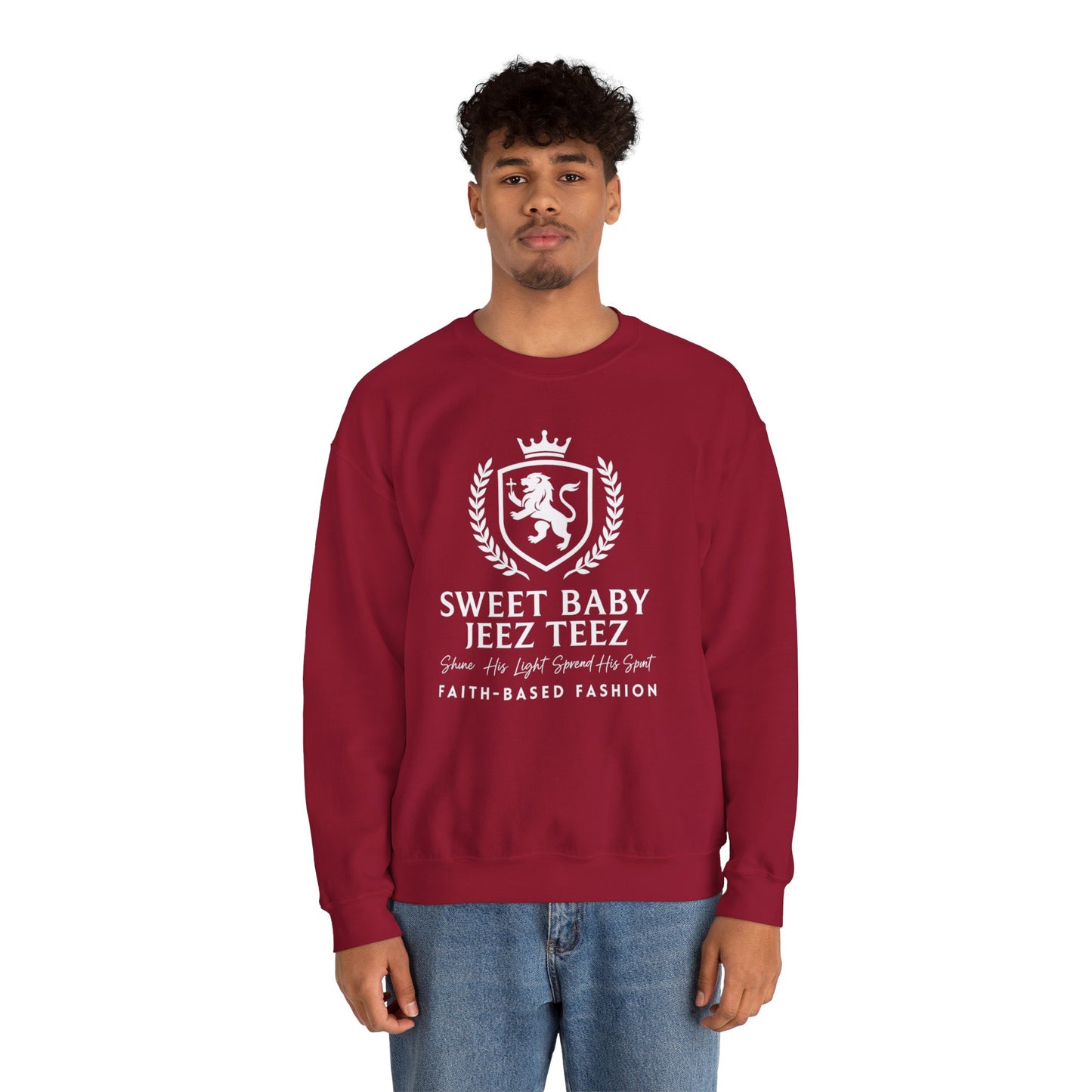 Sweet Baby Jeez Teez Faith-Based Fashion Sweatshirt