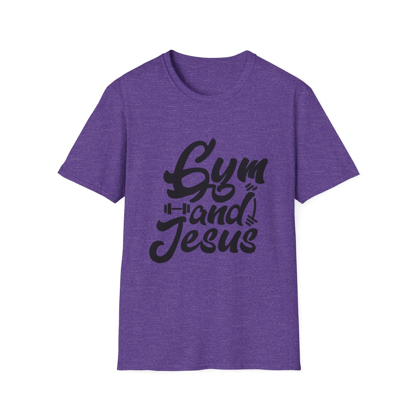 Gym and Jesus Women's Relaxed/Plus Tshirt (Black Logo) - Sweet Baby Jeez Teez