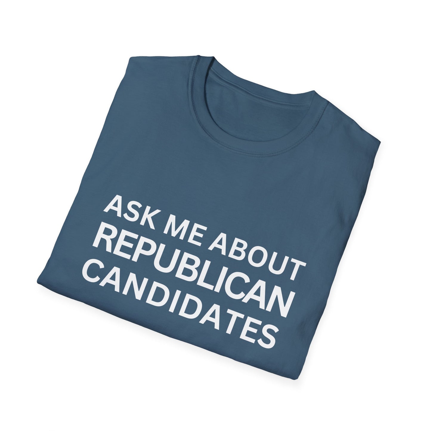 Ask Me Unisex Relaxed Tshirt (White Logo) - Sweet Baby Jeez Teez