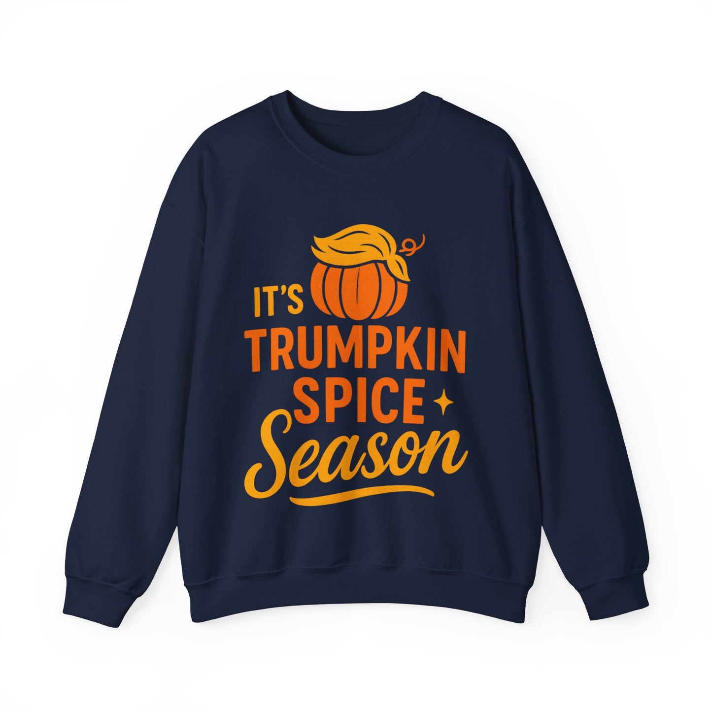 TRUMP-kin Spice Unisex Cozy Sweatshirt (Pumpkin Logo)