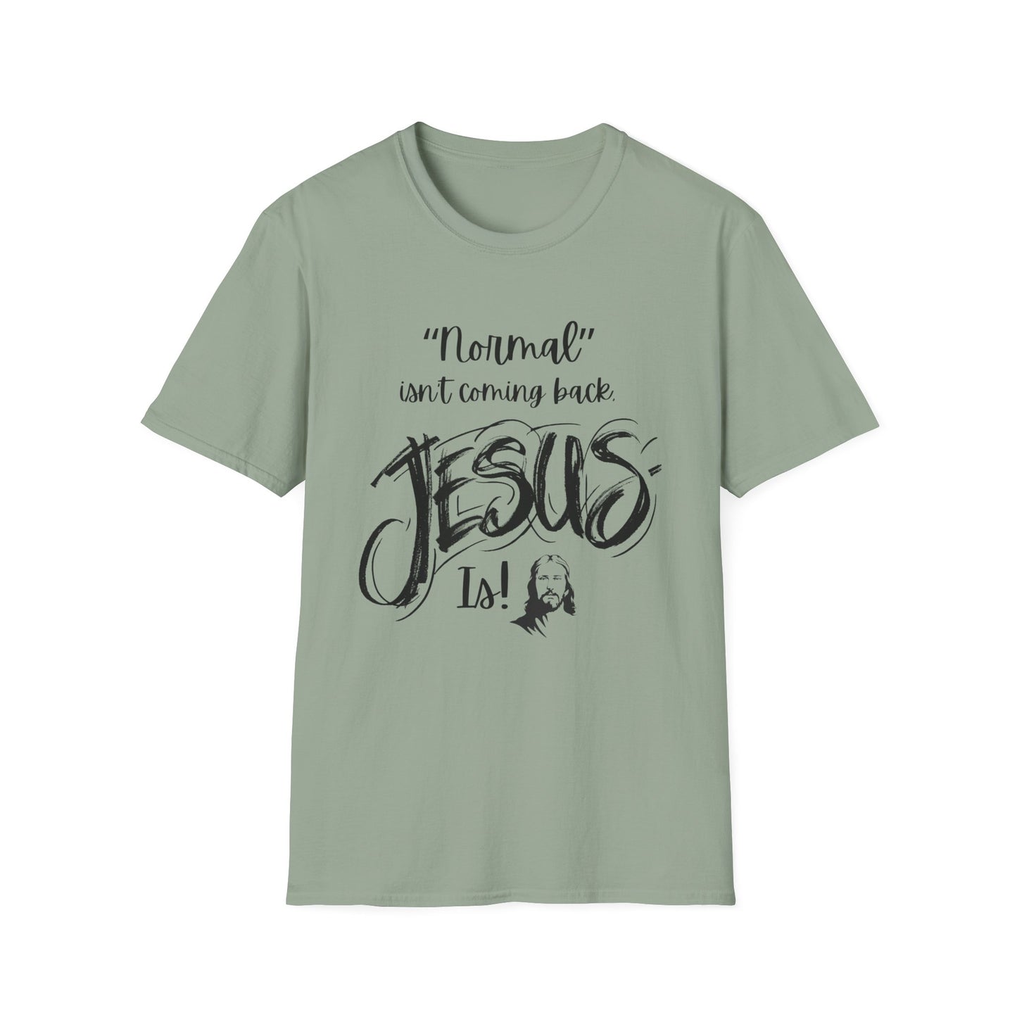 Normal isn't Coming Back Women's Relaxed/Plus Tshirt (Black Logo)) - Sweet Baby Jeez Teez