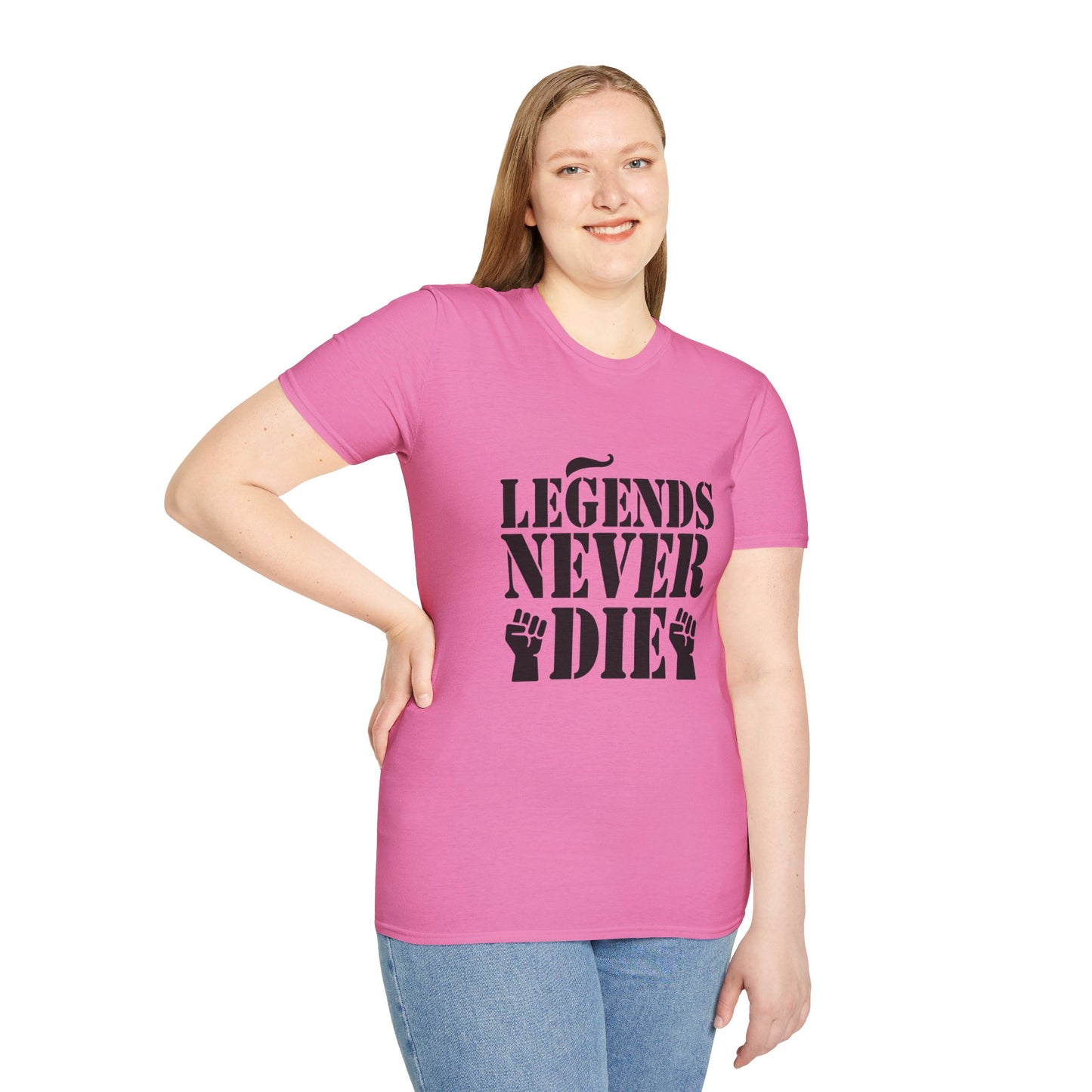 Legends Women's Relaxed/Plus Tshirt (Black Logo) - Sweet Baby Jeez Teez