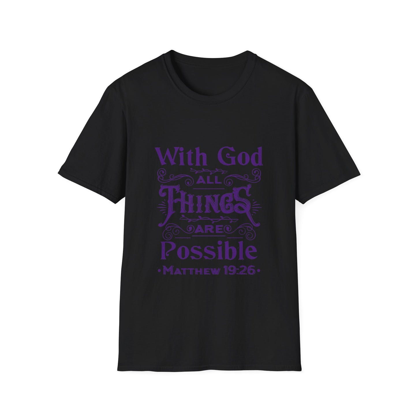 All Things Womens Relaxed/Plus Tshirt (Purple Logo) - Sweet Baby Jeez Teez