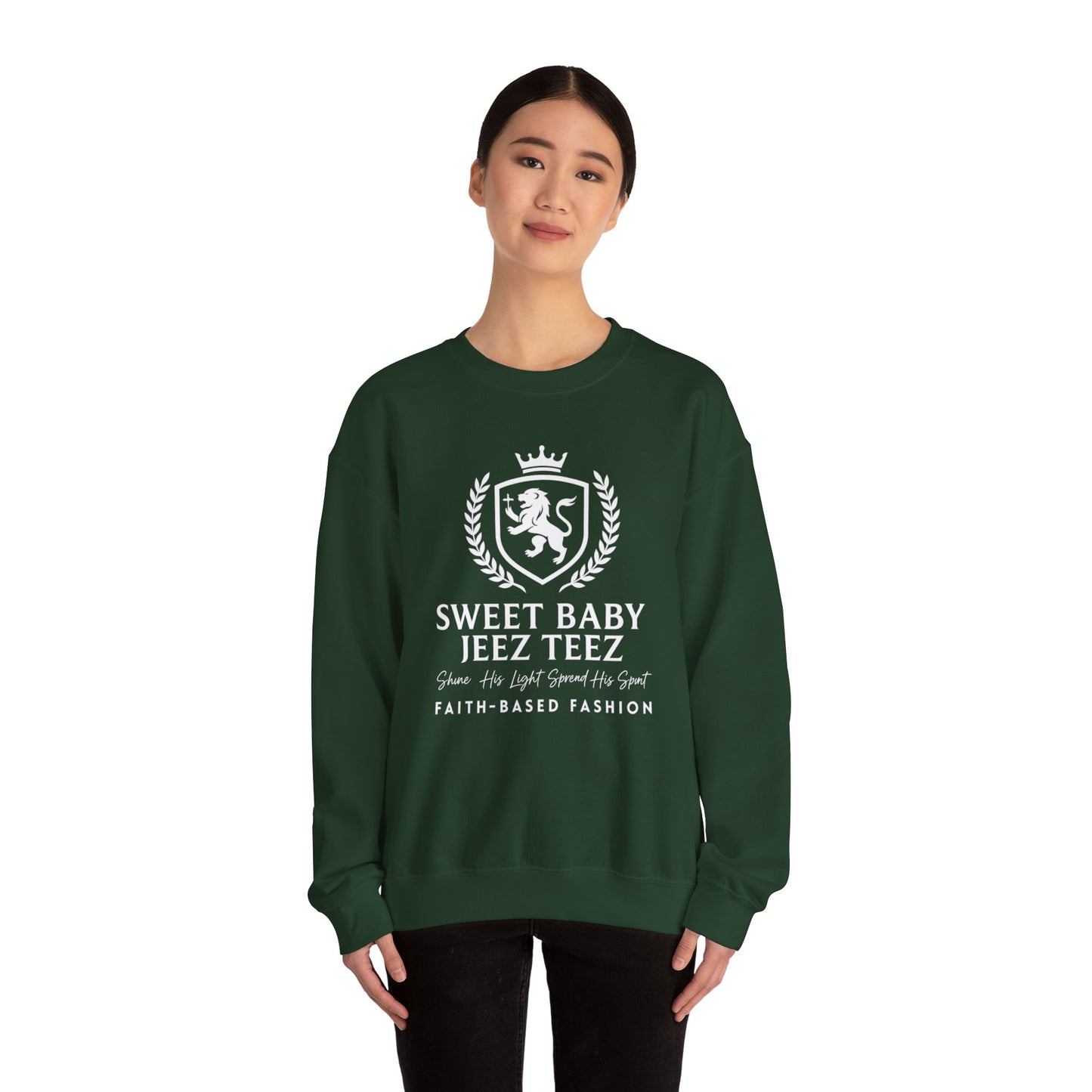 Sweet Baby Jeez Teez Faith-Based Fashion Sweatshirt