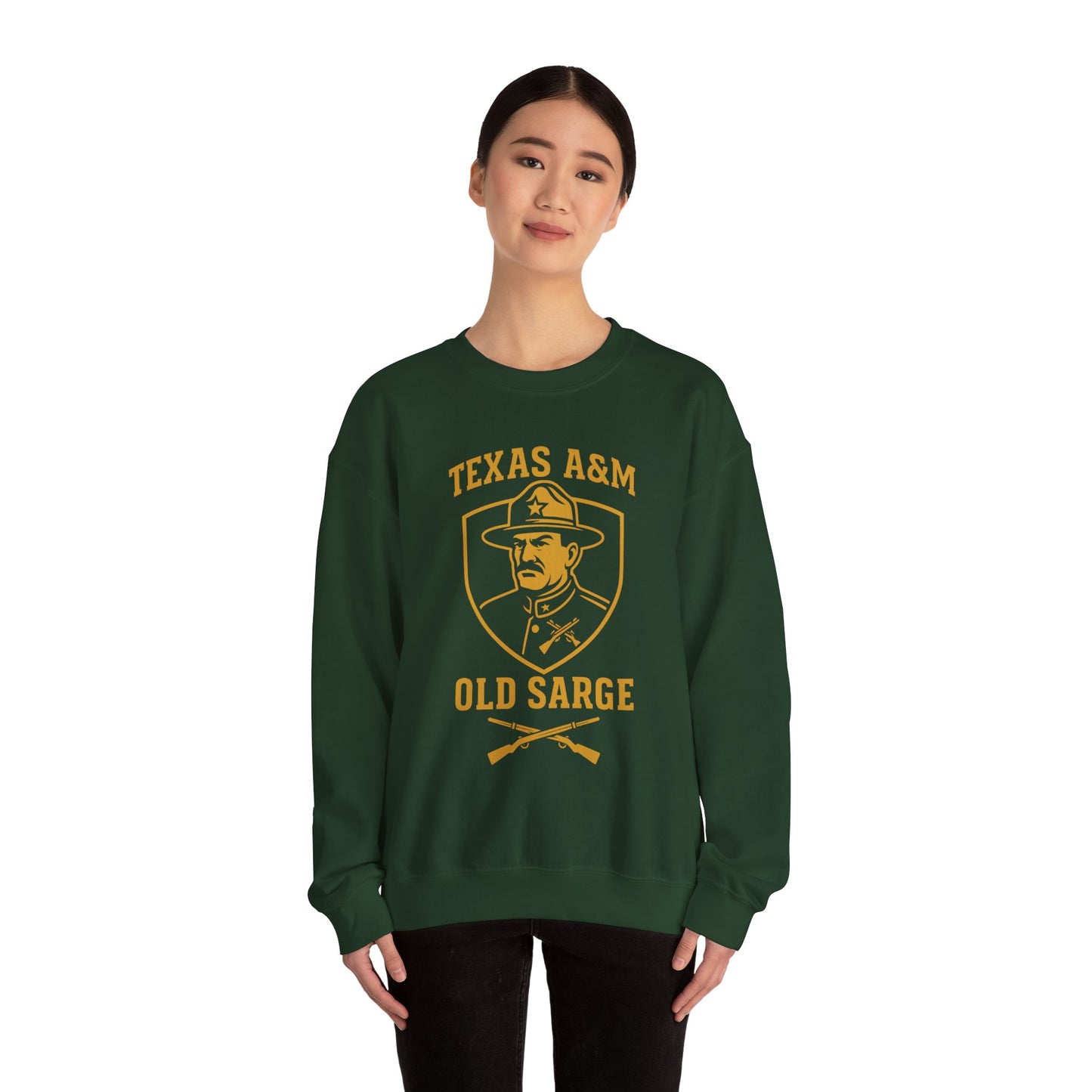 Vintage Texas A&M Old Sarge Cozy Unisex Crewneck Sweatshirt