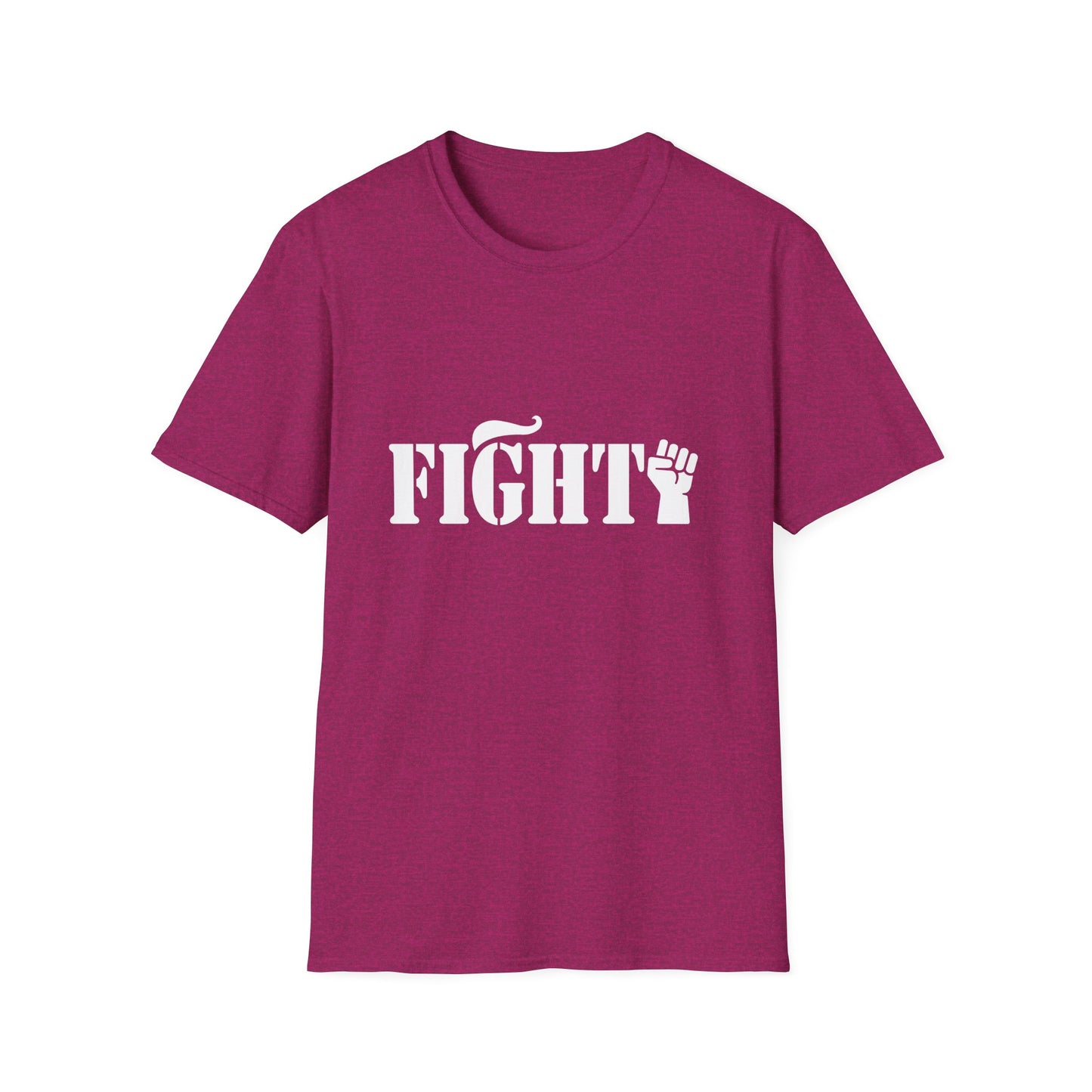 Fight Women's Relaxed/Plus Tshirt (White Fist Logo) - Sweet Baby Jeez Teez