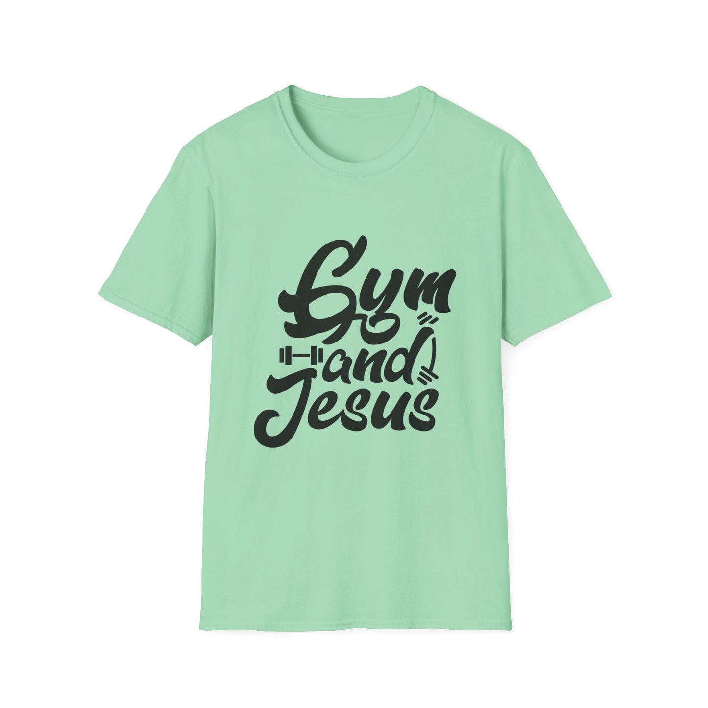 Gym and Jesus Women's Relaxed/Plus Tshirt (Black Logo) - Sweet Baby Jeez Teez