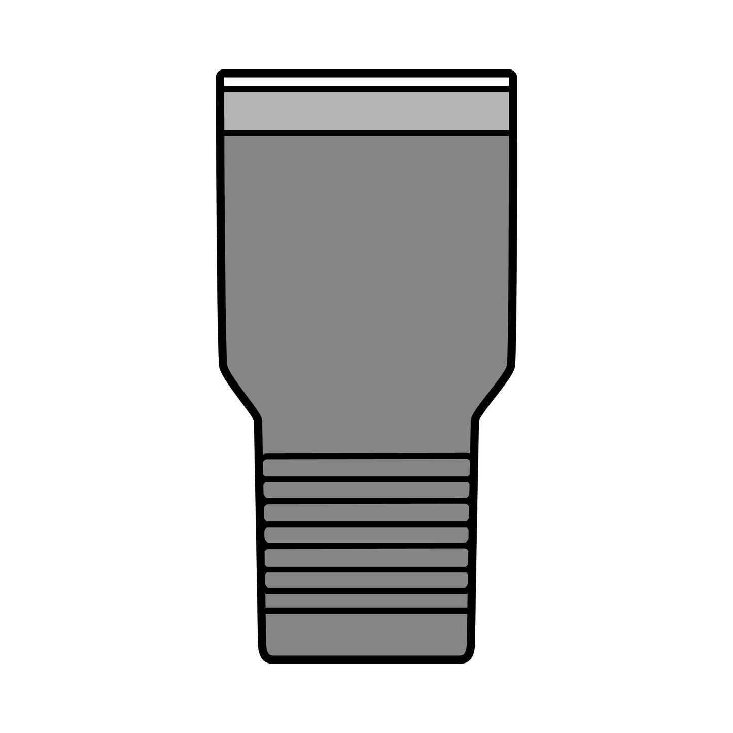 ARS Insulated Tumbler (30oz Dark Gray with Pink Logo)