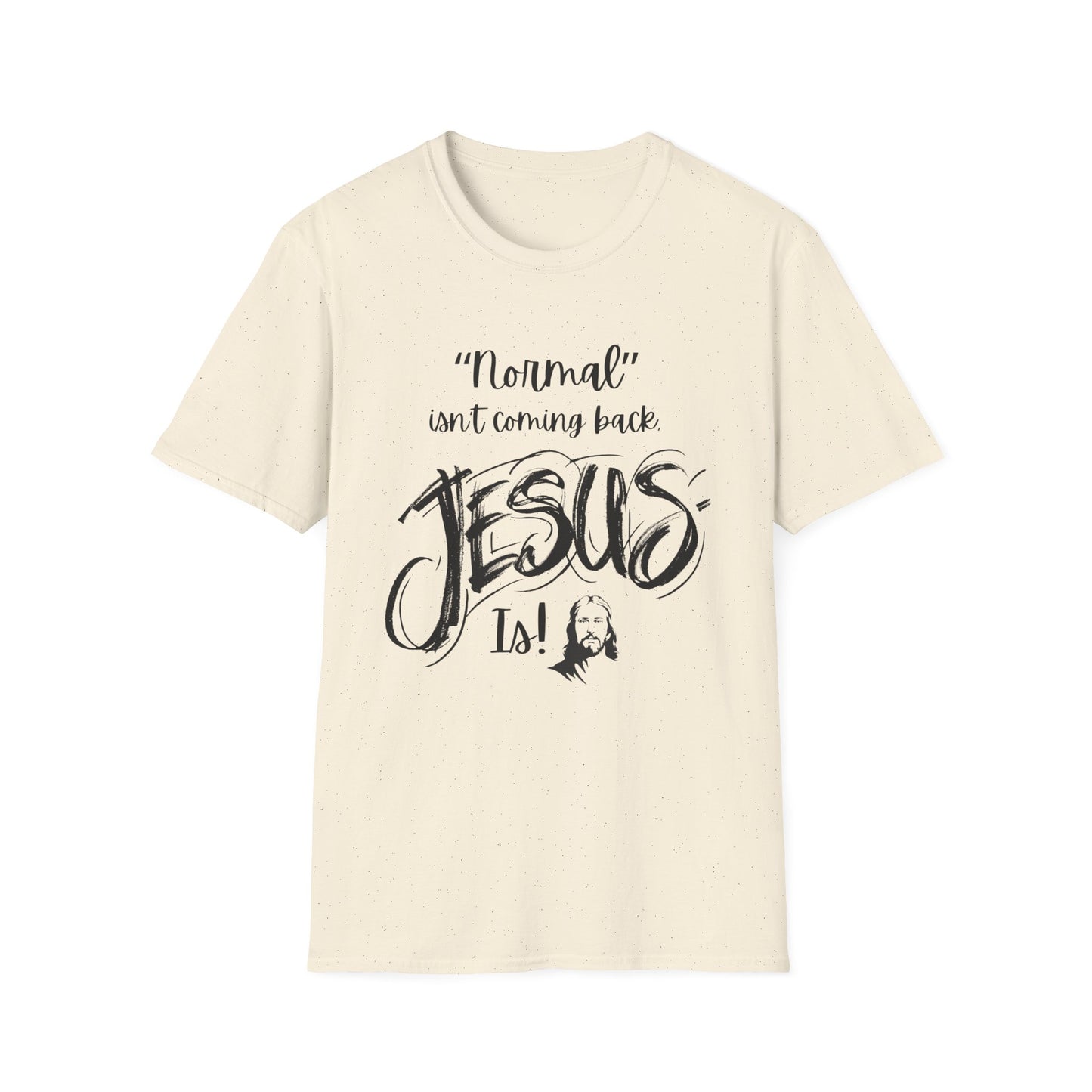 Normal isn't Coming Back Women's Relaxed/Plus Tshirt (Black Logo)) - Sweet Baby Jeez Teez