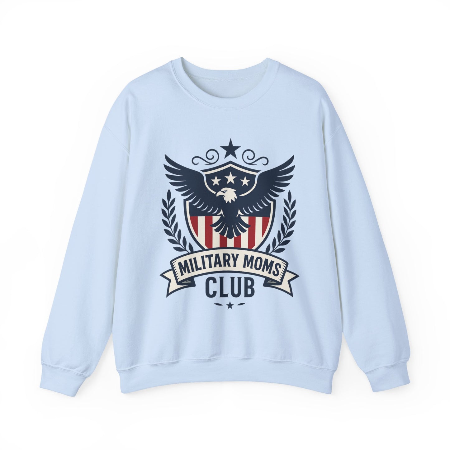 Military Moms Club Relaxed Crewneck Sweatshirt - Sweet Baby Jeez Teez